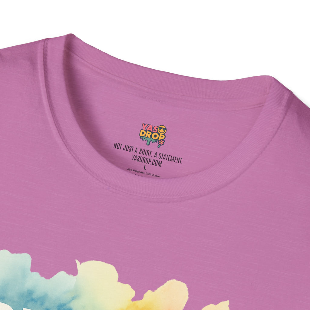 BREATHE – Mixed Media Watercolor Art Tee