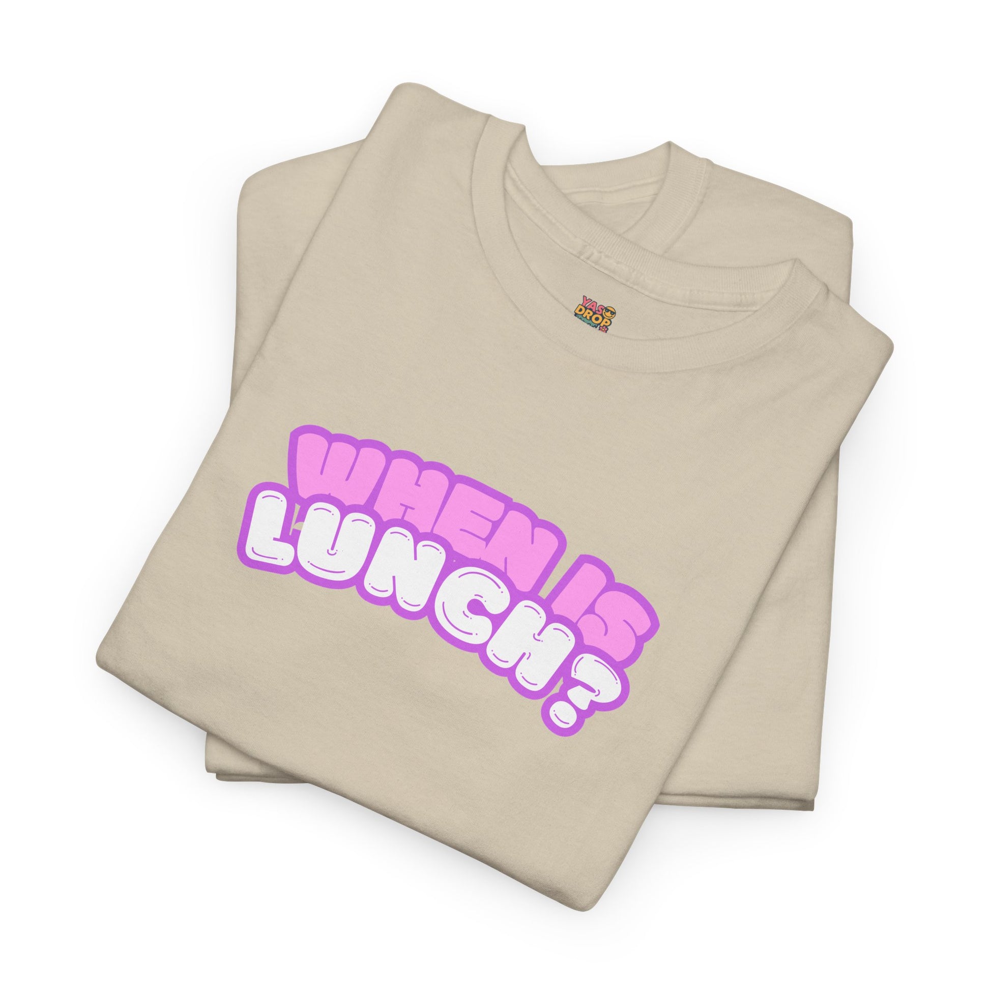 When Is Lunch? - The "Priorities" Heritage T-Shirt