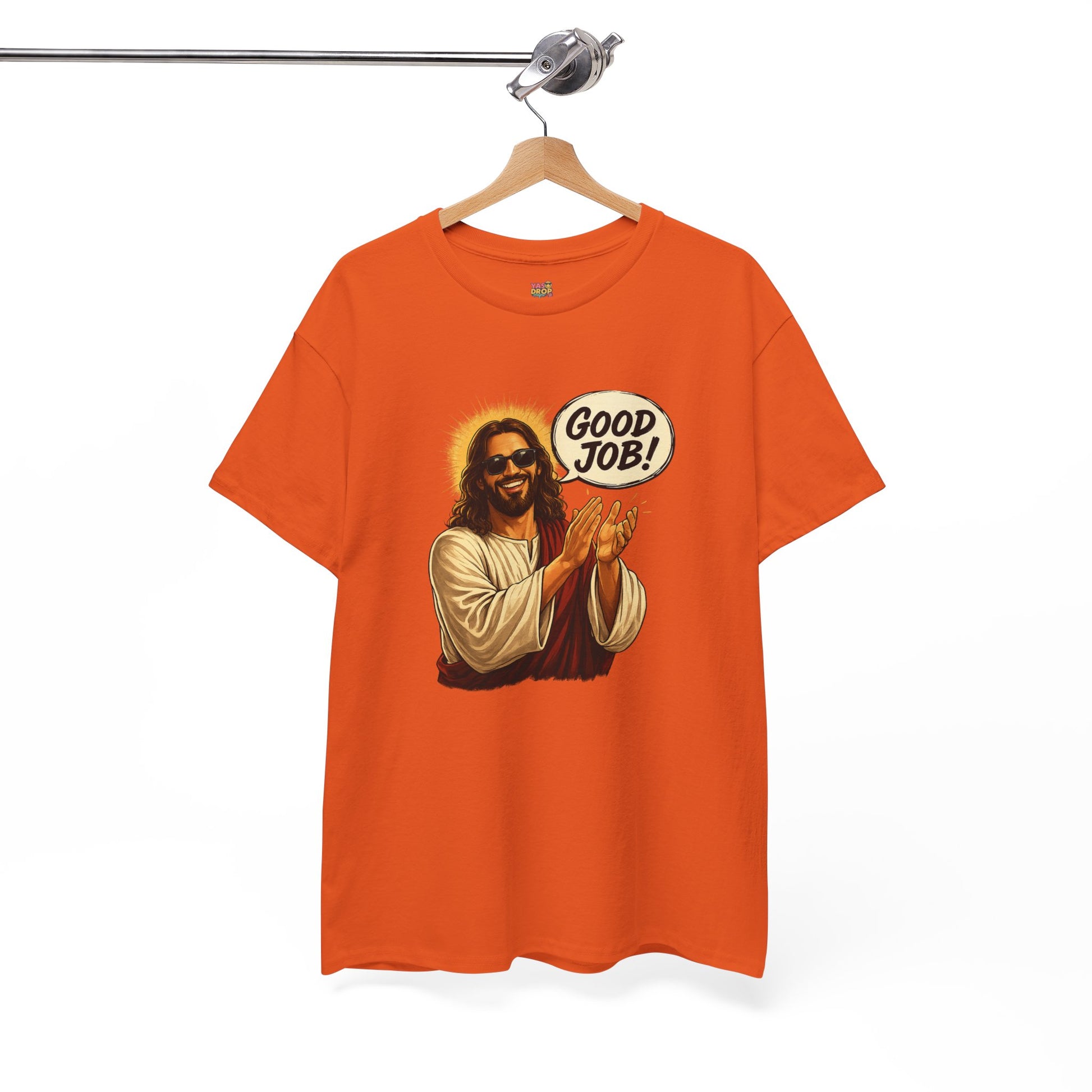 The "Good Job" Savior Graphic Tee – Ironic Streetwear / Retro Aesthetic Unisex Shirt