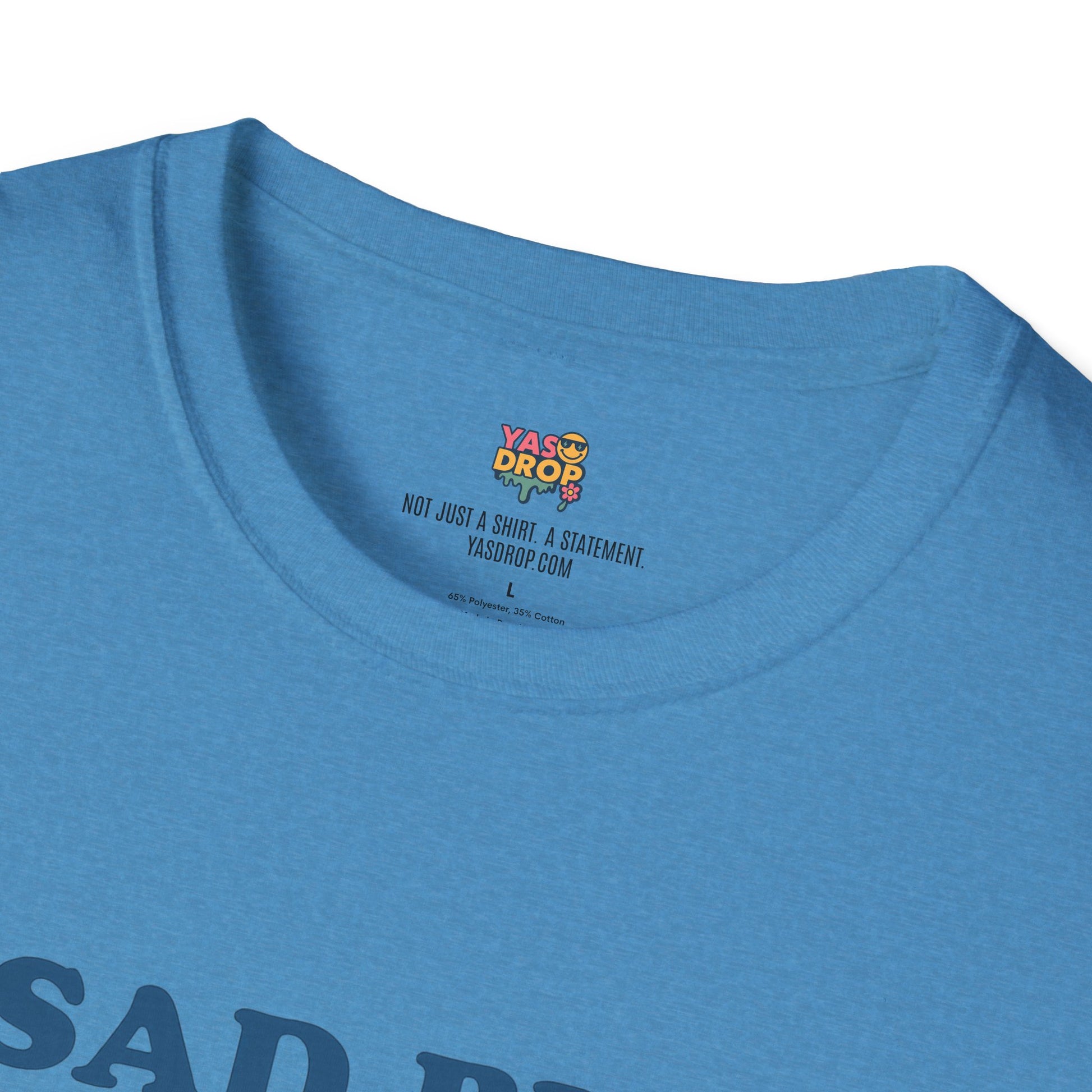 Sad But Still Serving T-Shirt | Relatable Digital Burnout Graphic Tee – YASDROP