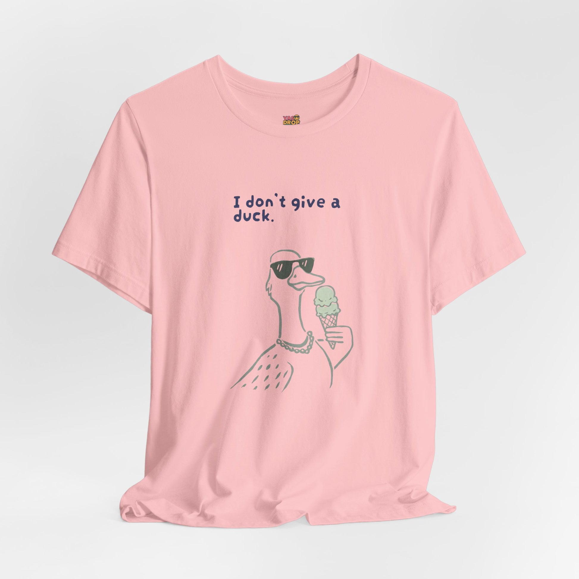 I Don't Give A Duck Graphic Tee – Ironic Minimalist Streetwear T-Shirt