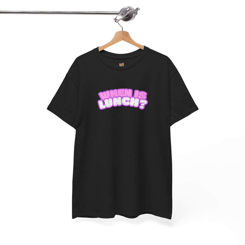 When Is Lunch? - The "Priorities" Heritage T-Shirt