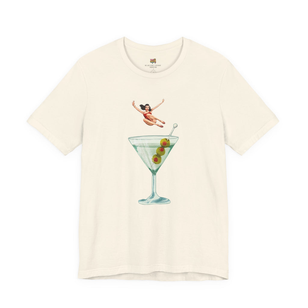 Dirty Martini Girl Graphic Tee - Retro Aesthetic Streetwear T-Shirt