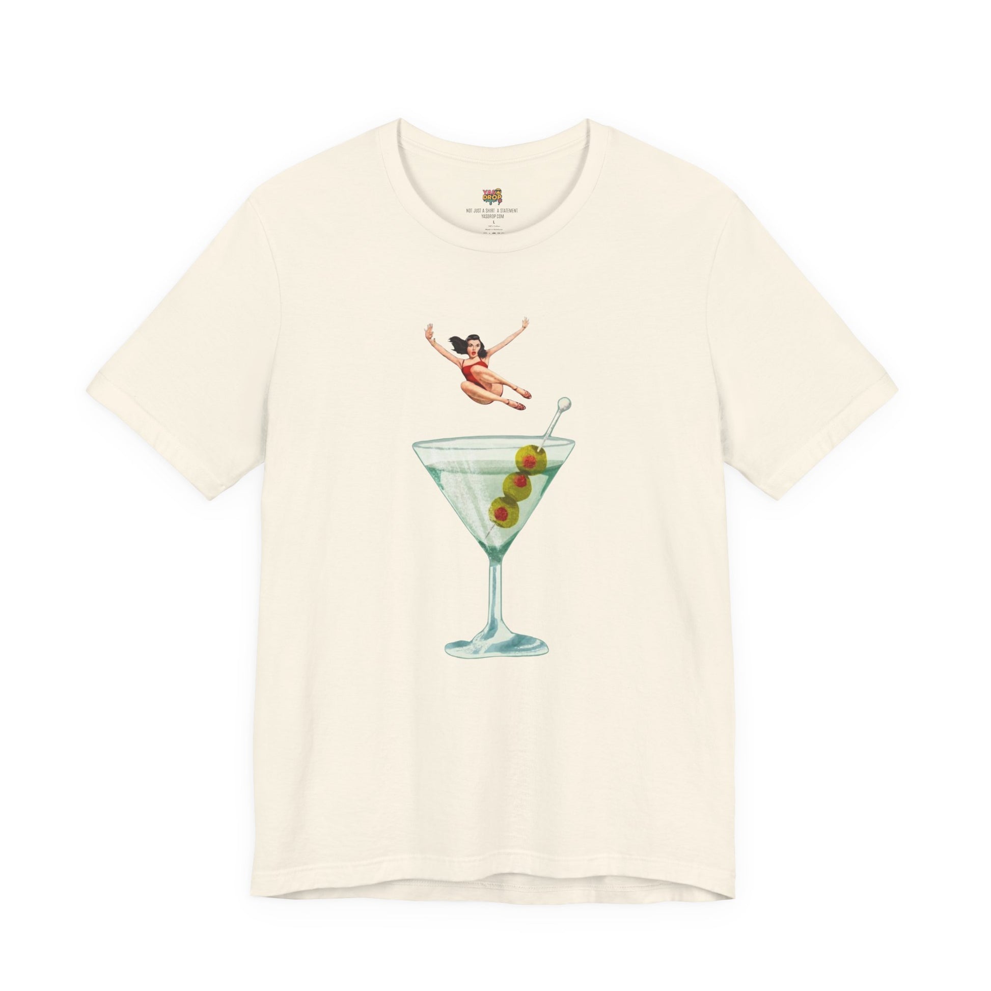 Dirty Martini Girl Graphic Tee - Retro Aesthetic Streetwear T-Shirt