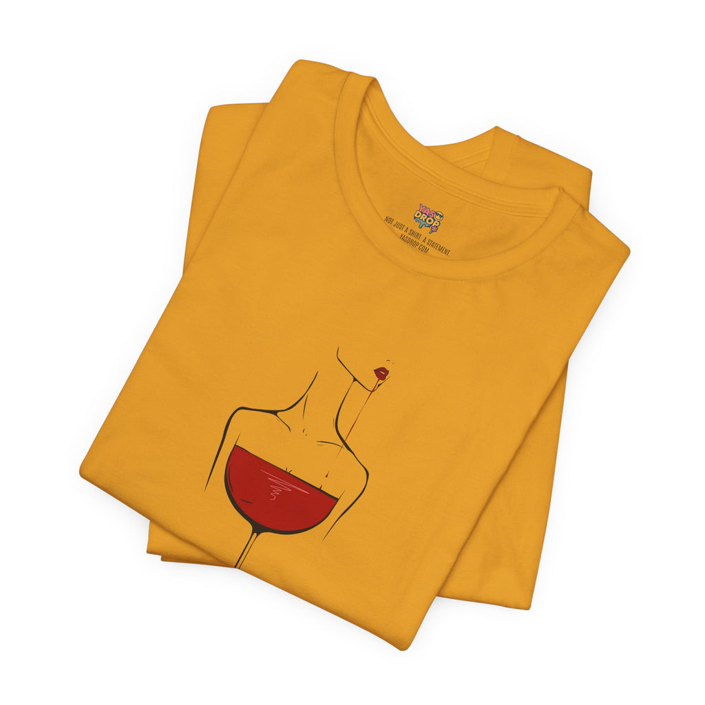 Pour Decisions Premium Graphic Tee – Minimalist Wine Aesthetic Streetwear