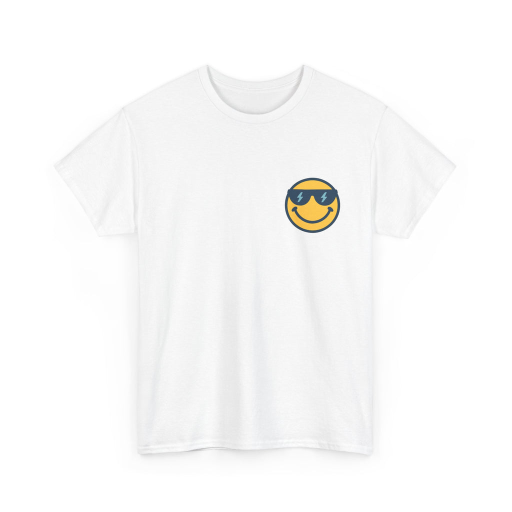 The YASDROP Smiley Swirl Tee