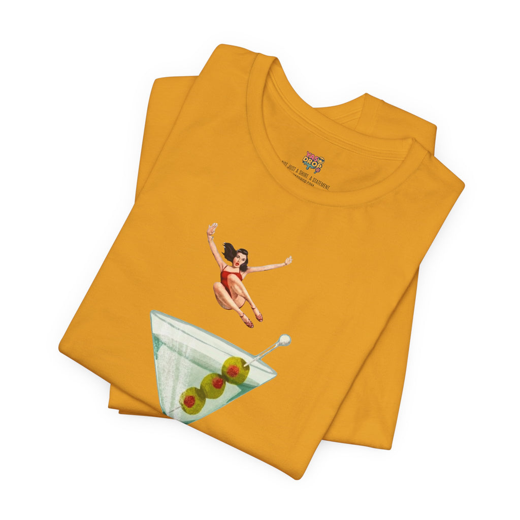 Dirty Martini Girl Graphic Tee - Retro Aesthetic Streetwear T-Shirt