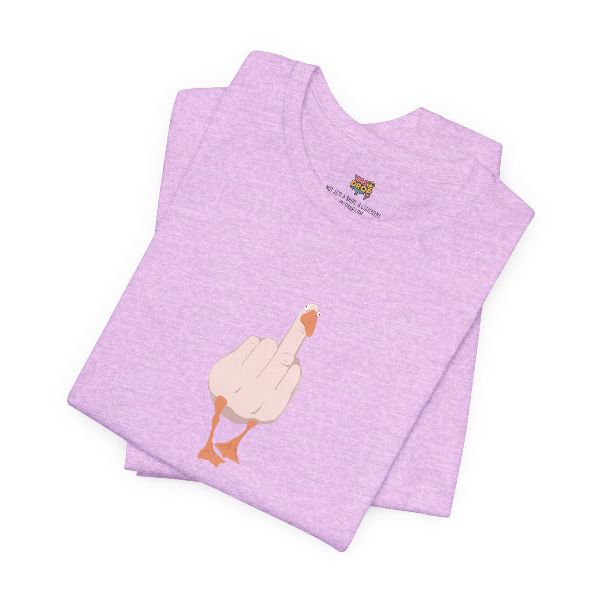 The "Unbothered" Ironic Duck Graphic Tee - Funny Chaotic Streetwear Graphic T-Shirt