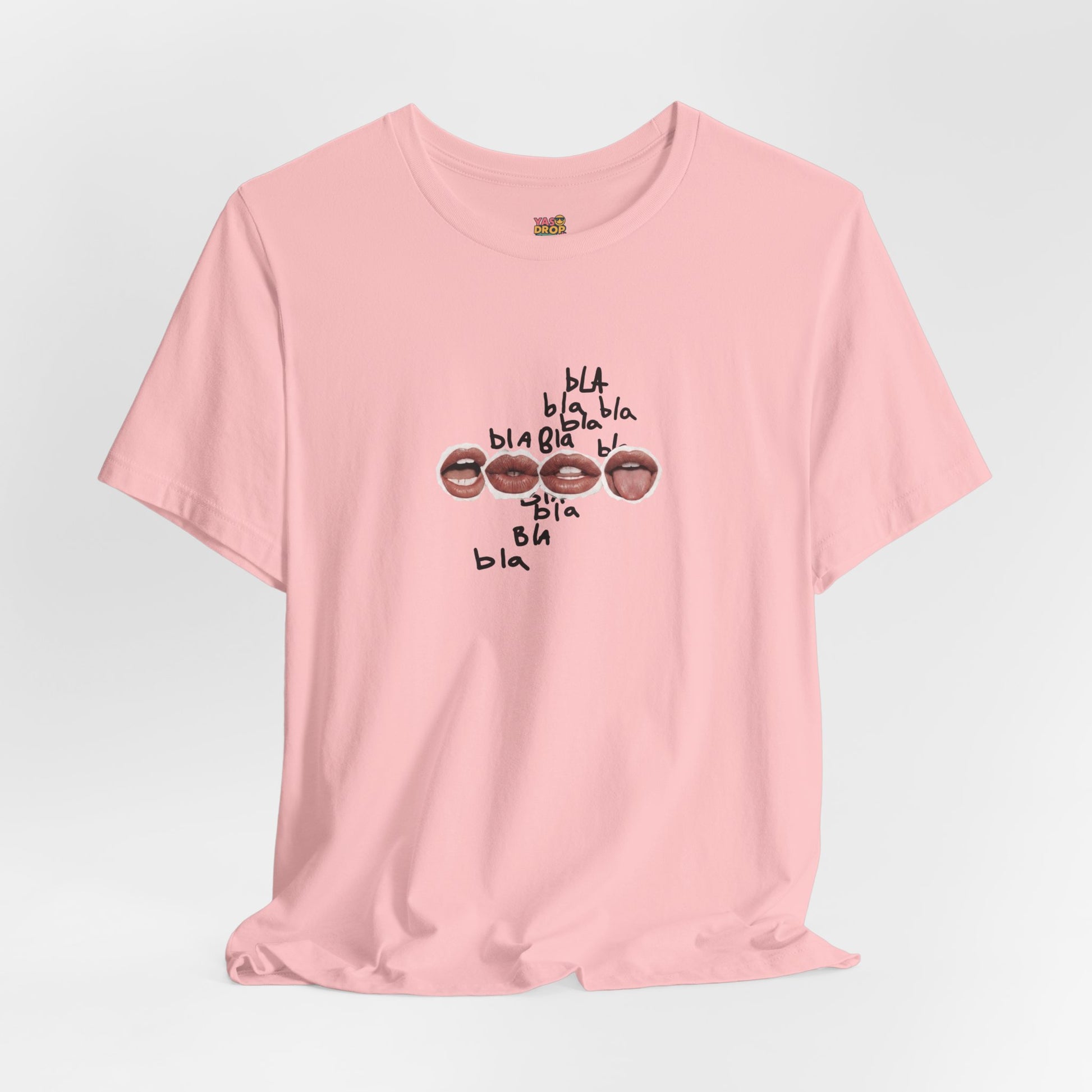 "Bla Bla Bla" Graphic Tee – Ironic Minimalism Streetwear T-Shirt
