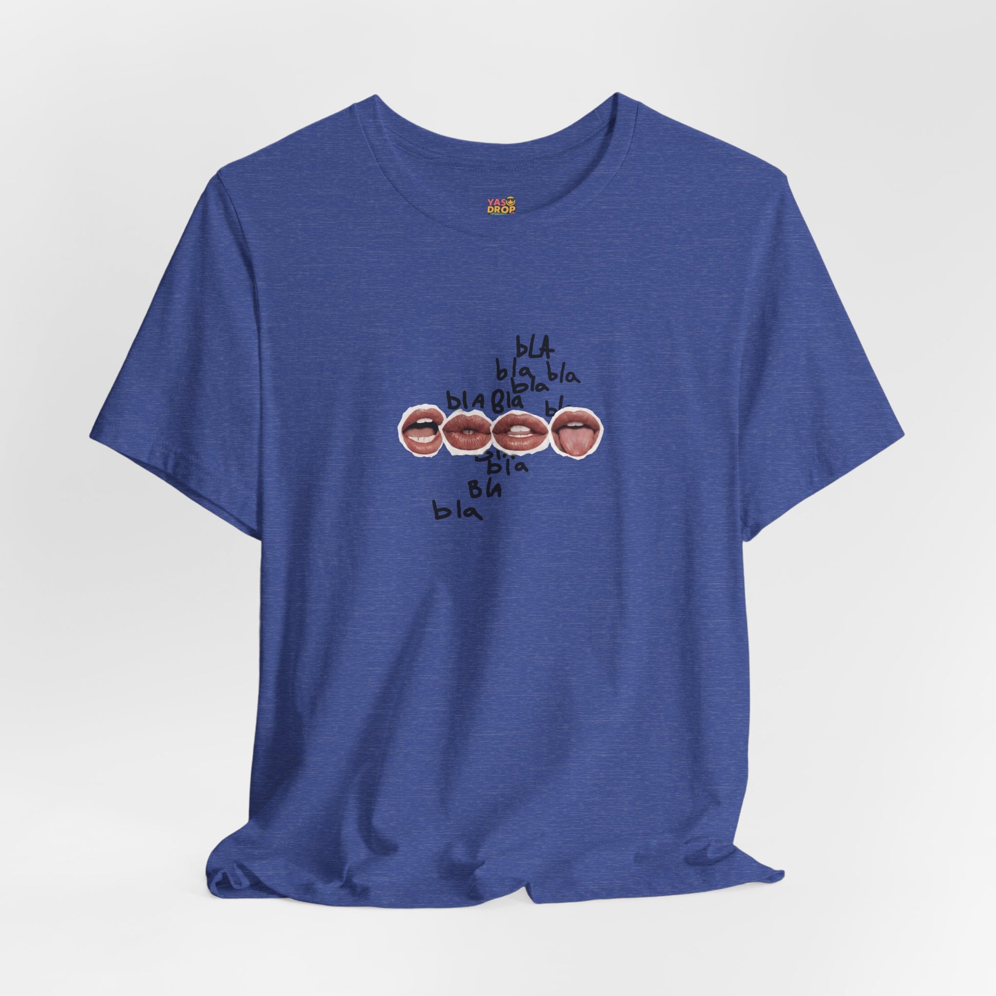 "Bla Bla Bla" Graphic Tee – Ironic Minimalism Streetwear T-Shirt