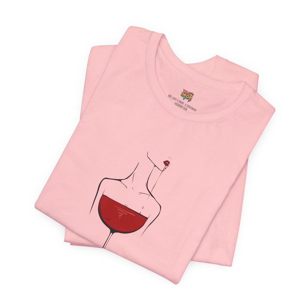 Pour Decisions Premium Graphic Tee – Minimalist Wine Aesthetic Streetwear