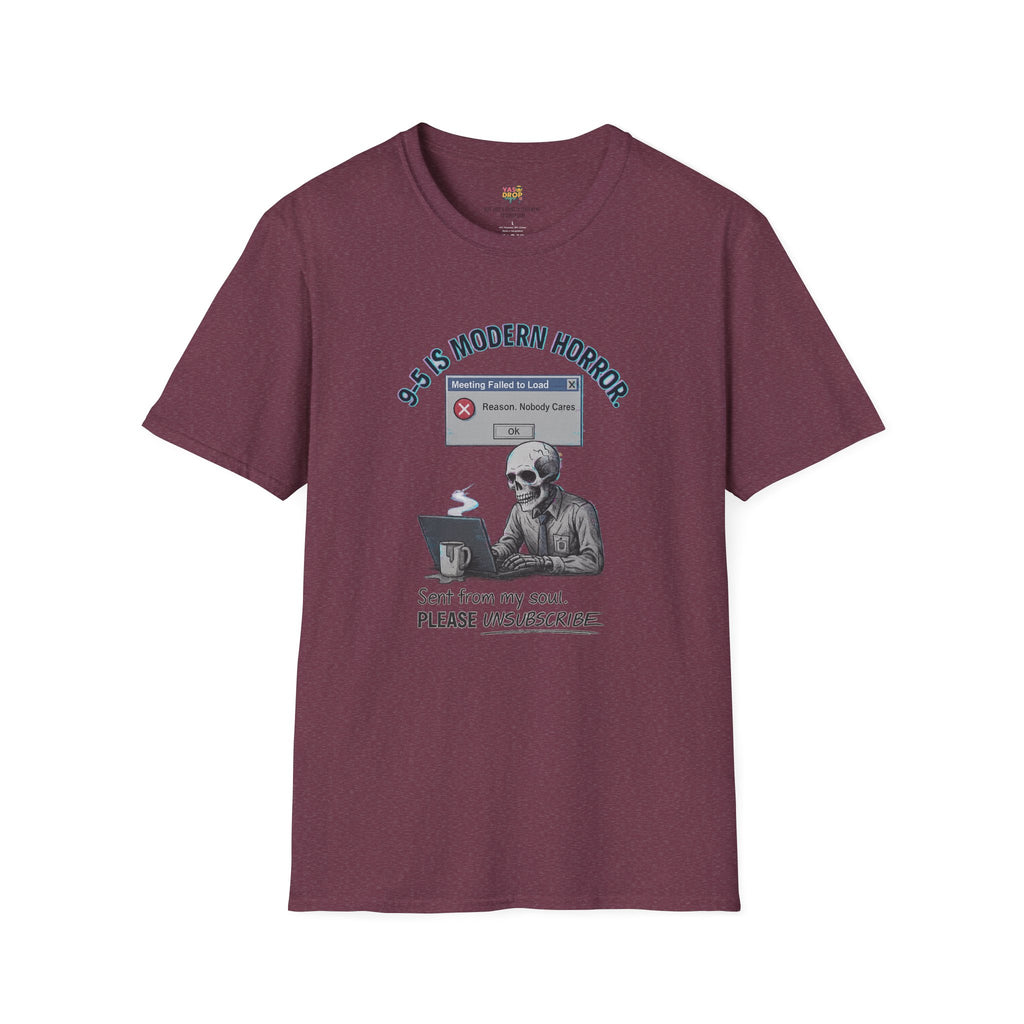 Modern Horror: 9-5 Skeleton Tee