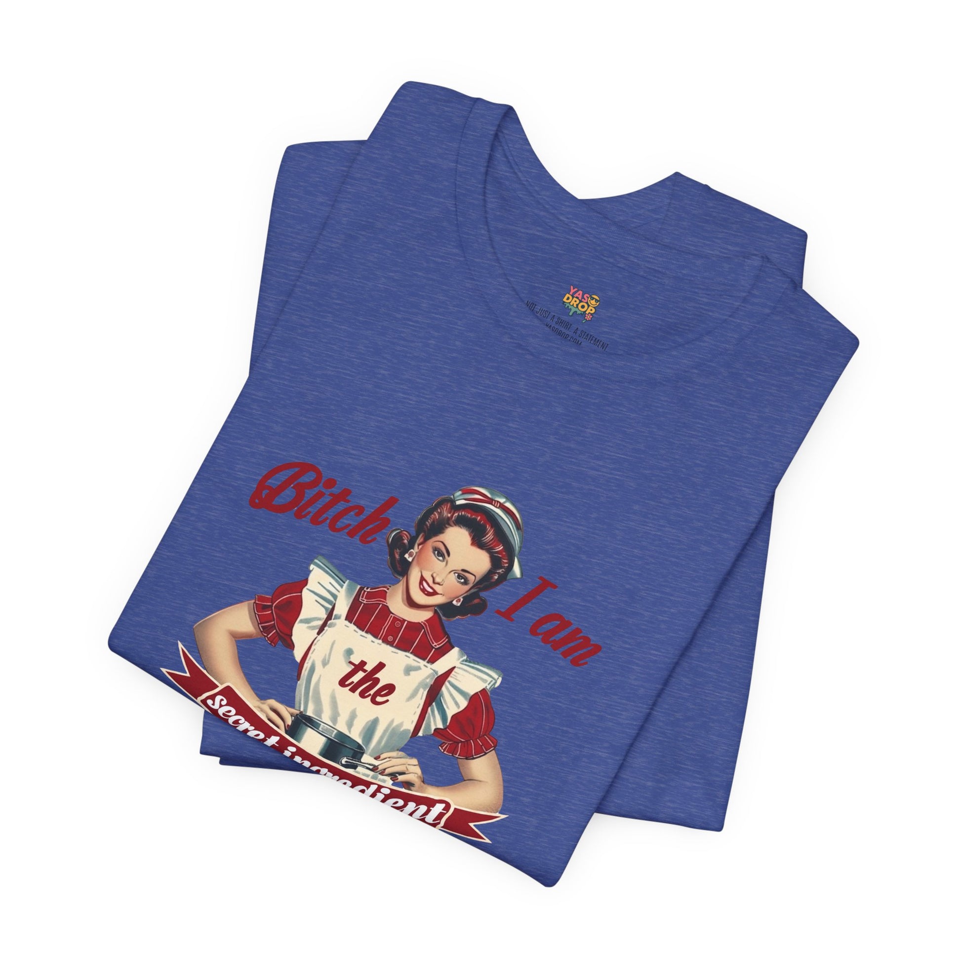 "The Secret Ingredient" Ironic Minimalist Vintage Graphic Tee