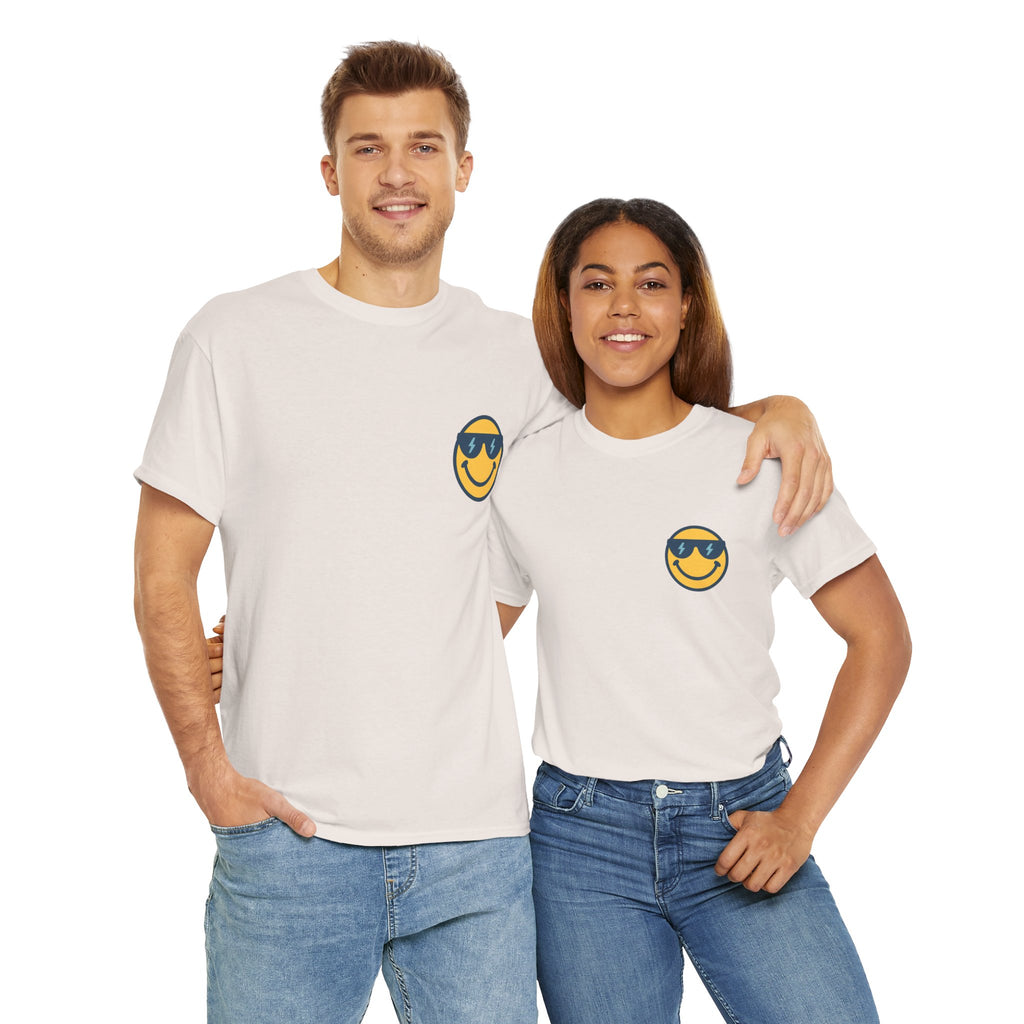 The YASDROP Smiley Swirl Tee