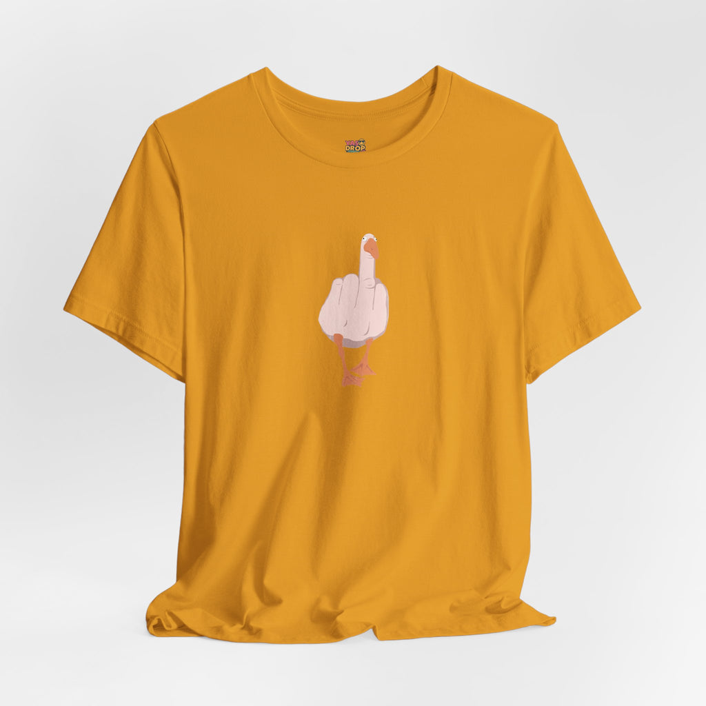 The "Unbothered" Ironic Duck Graphic Tee - Funny Chaotic Streetwear Graphic T-Shirt