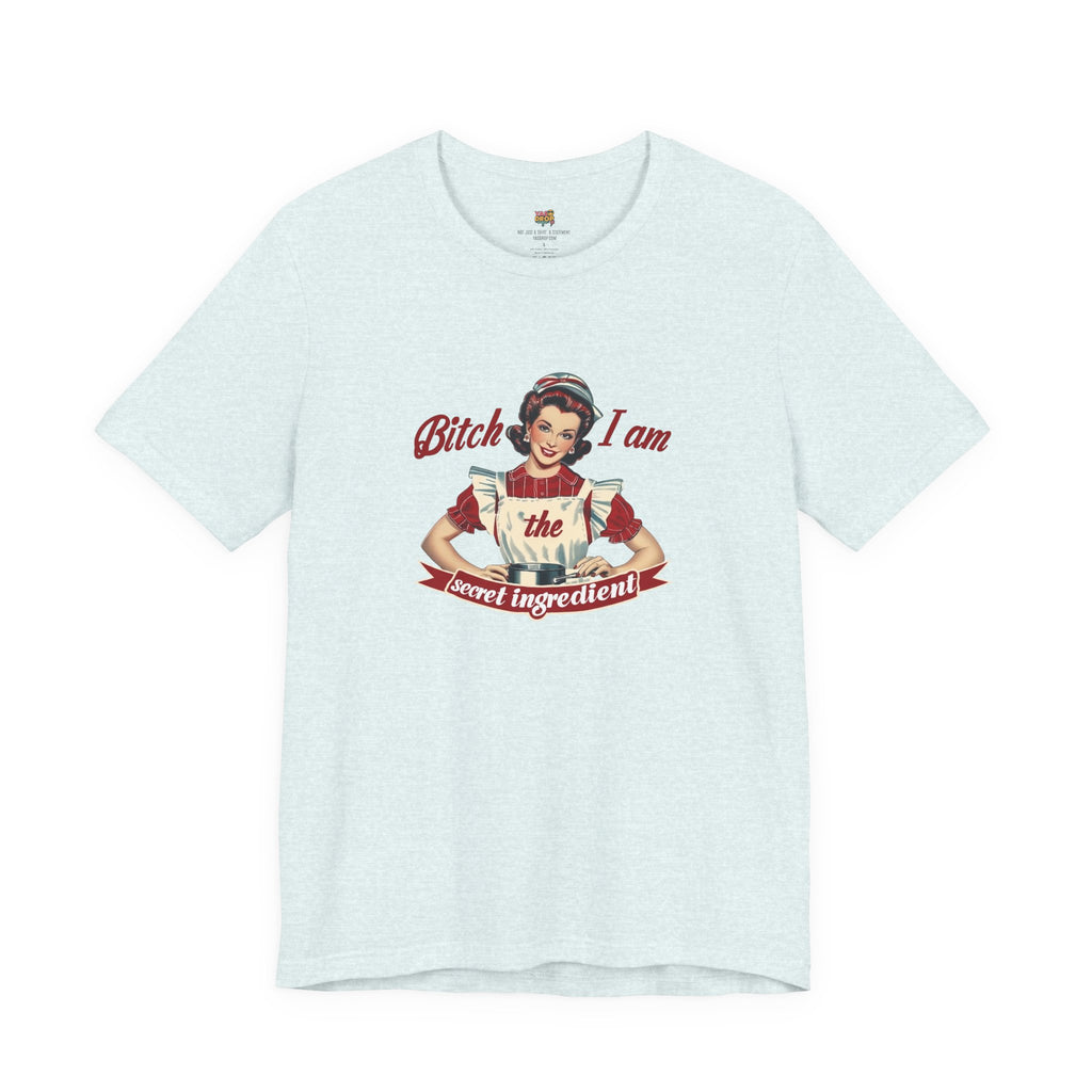 "The Secret Ingredient" Ironic Minimalist Vintage Graphic Tee