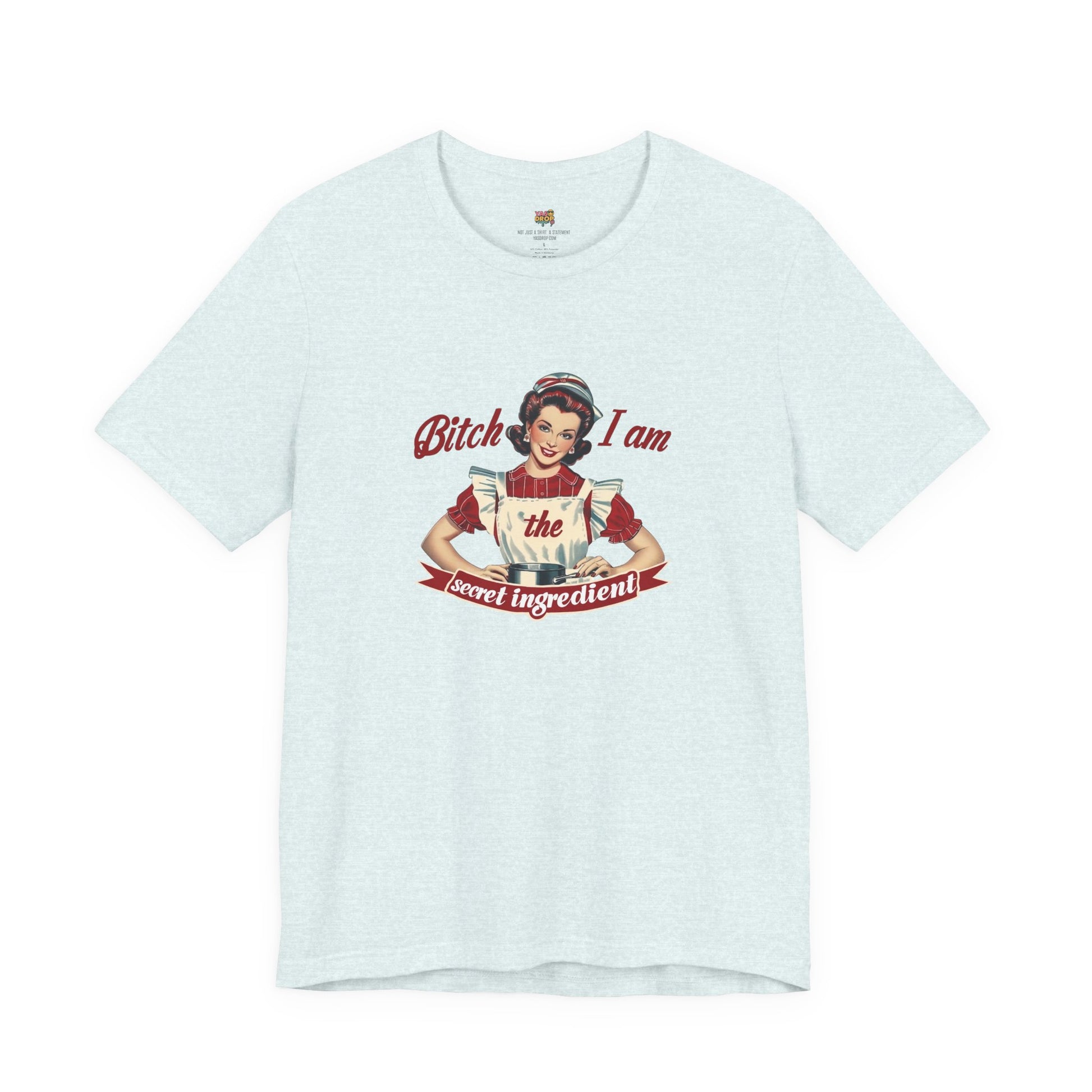 "The Secret Ingredient" Ironic Minimalist Vintage Graphic Tee