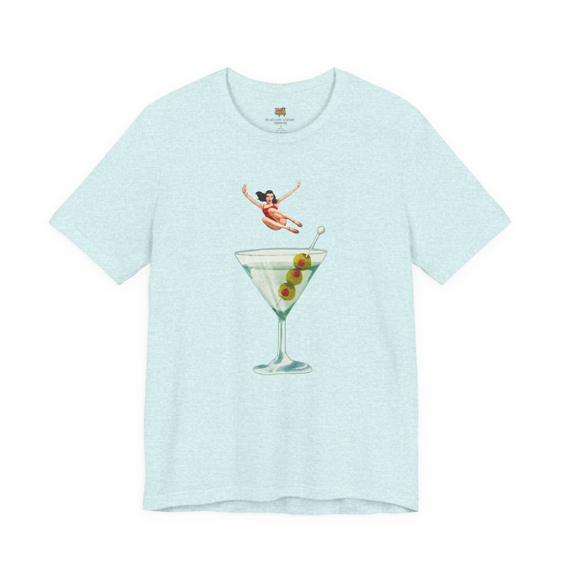 Dirty Martini Girl Graphic Tee - Retro Aesthetic Streetwear T-Shirt