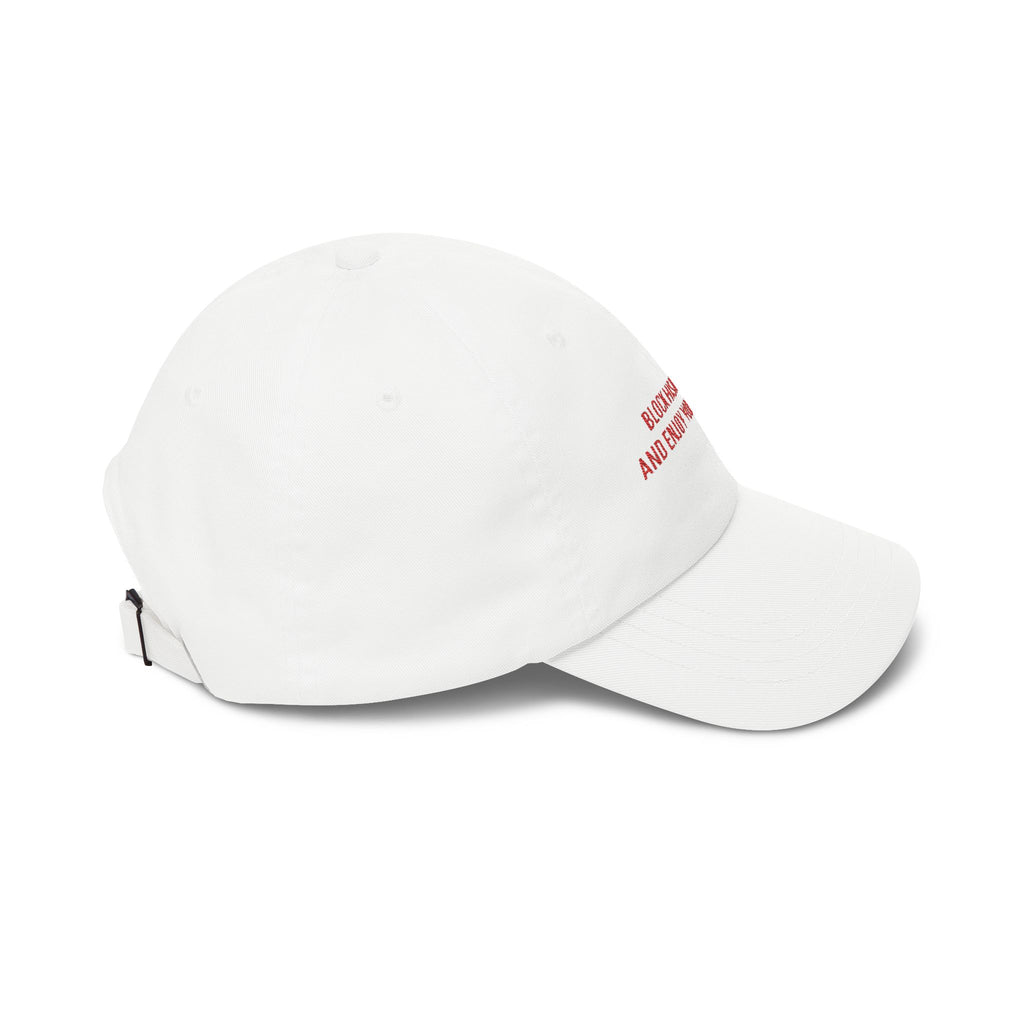 Block His Number And Enjoy Your Summer Hat – Unbothered Slogan Cap