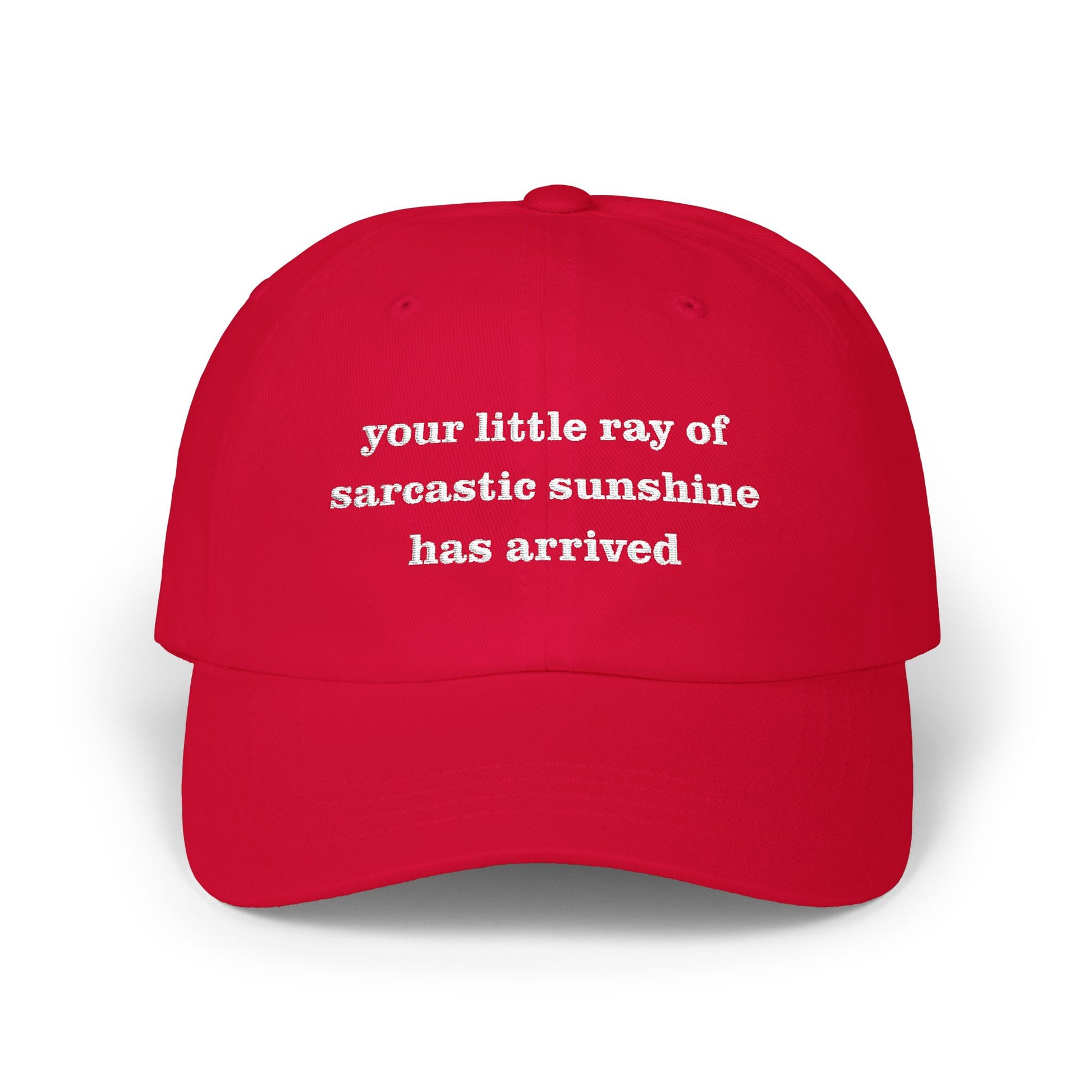 Premium Quality The "Sarcastic Sunshine" Signature Cap