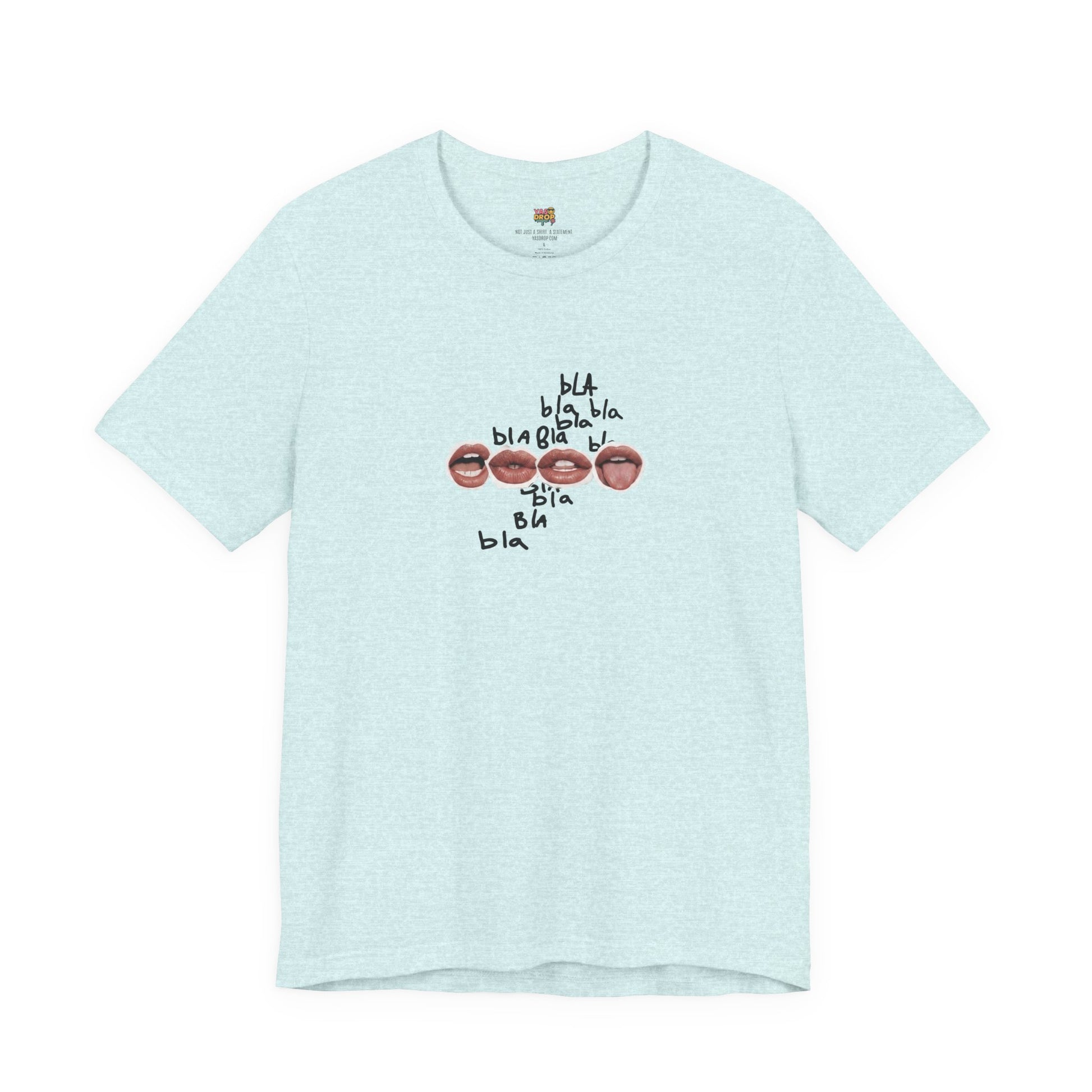 "Bla Bla Bla" Graphic Tee – Ironic Minimalism Streetwear T-Shirt