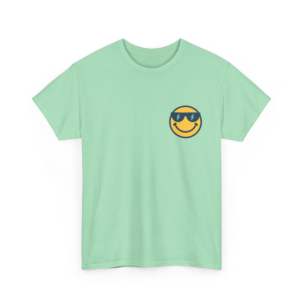 The YASDROP Smiley Swirl Tee