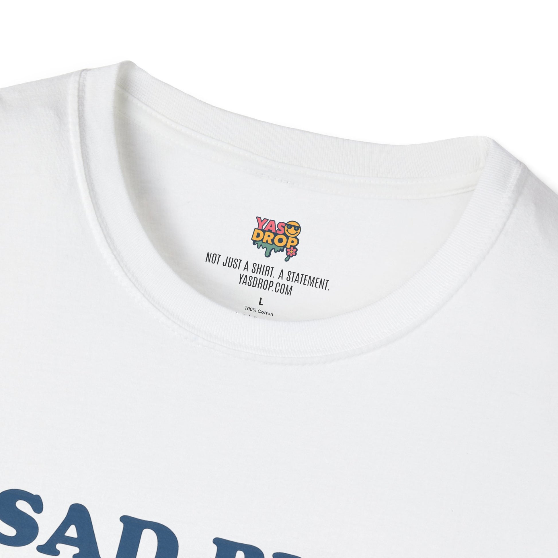 Sad But Still Serving T-Shirt | Relatable Digital Burnout Graphic Tee – YASDROP