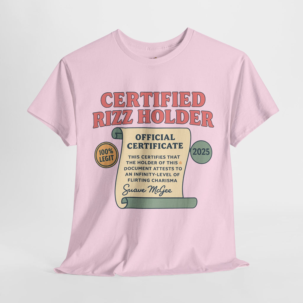 Certified Rizz Holder™ Tee – Official Drip of Charisma