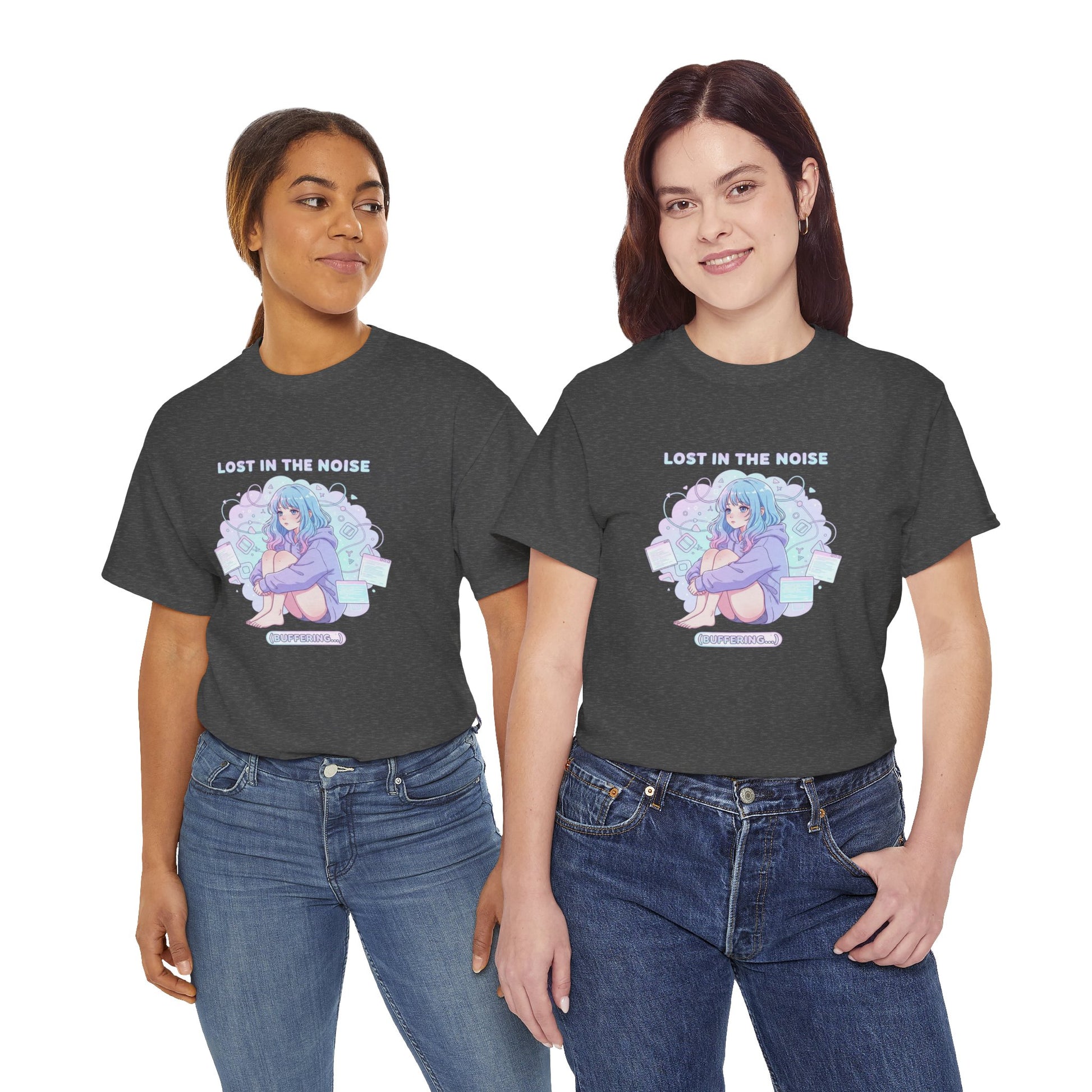 Lost in the Noise: Anime Overwhelm & Buffering Tee