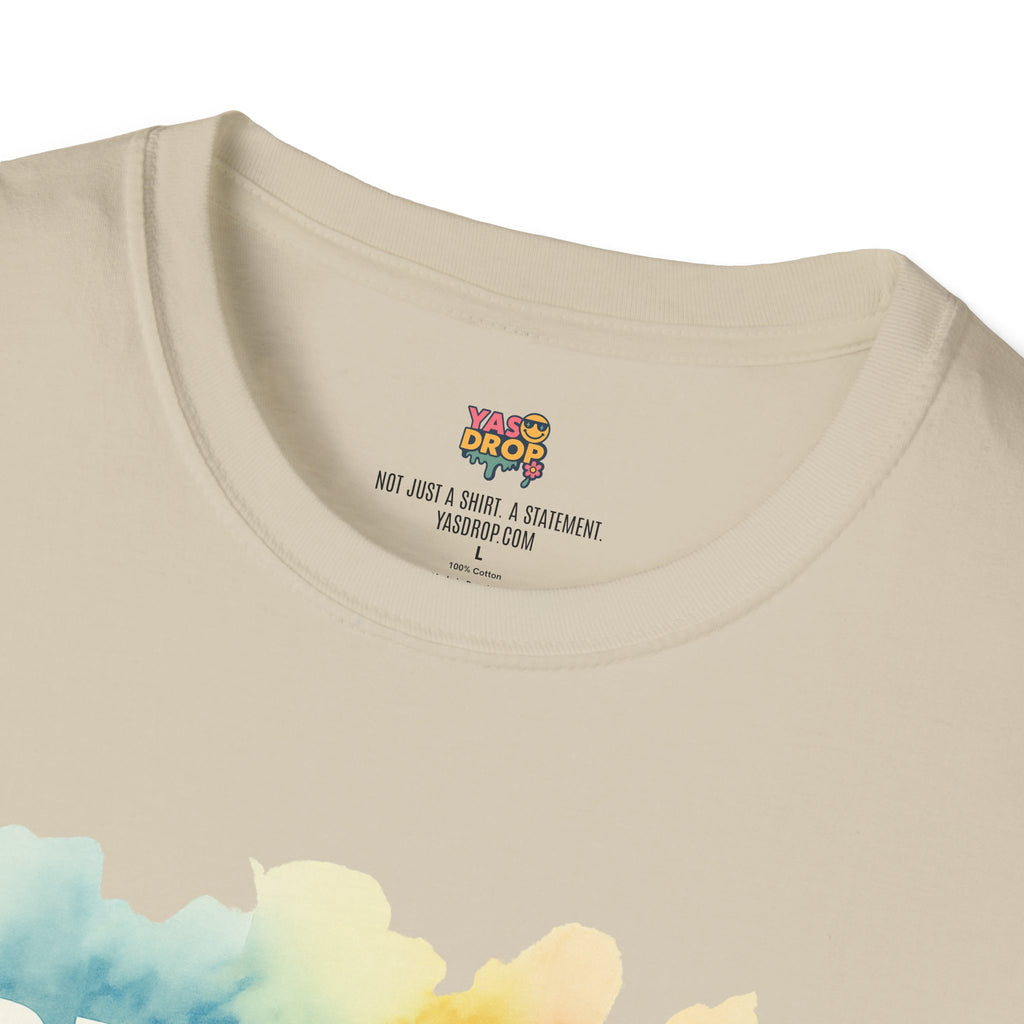 BREATHE – Mixed Media Watercolor Art Tee