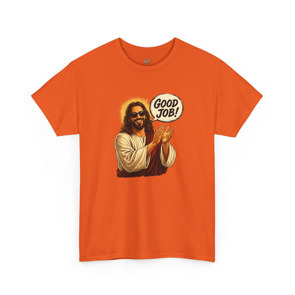 The "Good Job" Savior Graphic Tee – Ironic Streetwear / Retro Aesthetic Unisex Shirt