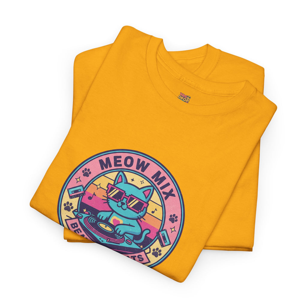 Meow Mix: Beats & Treats Retro DJ Cat Tee