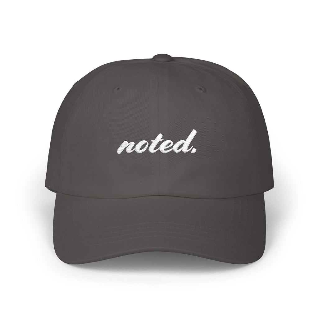 Premium Quality "noted." Embroidered Streetwear Dad Hat