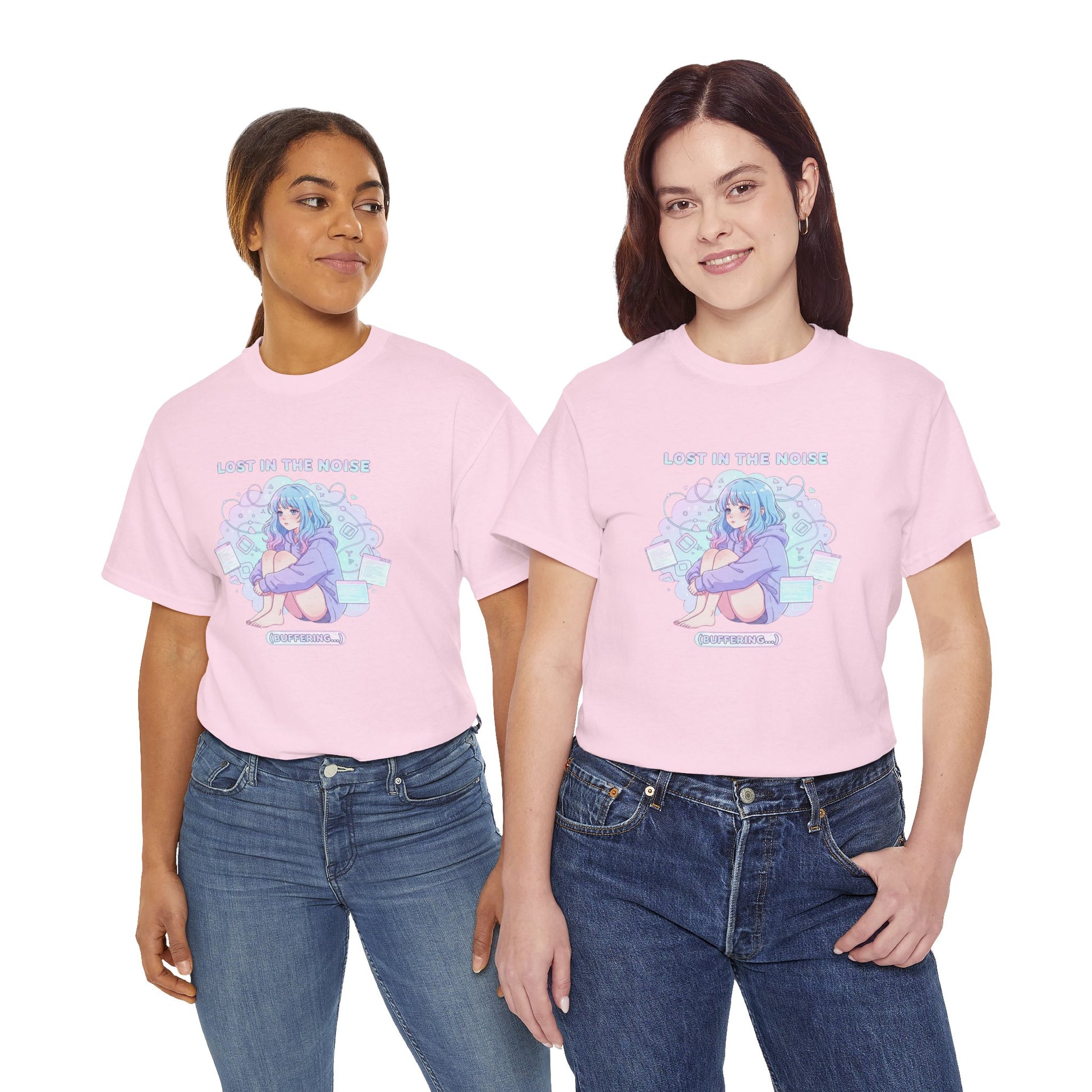 Lost in the Noise: Anime Overwhelm & Buffering Tee