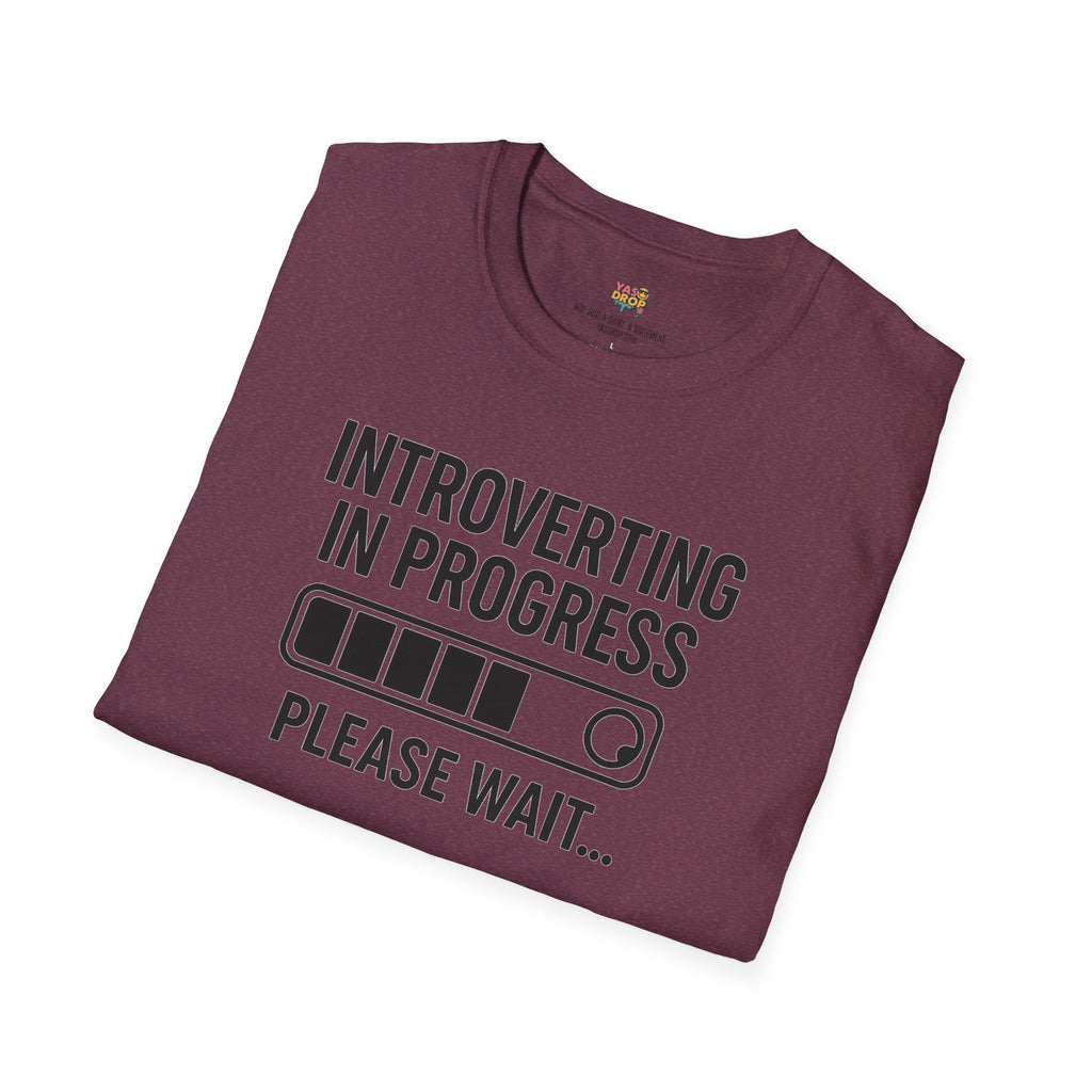 Introverting in Progress – Loading Bar Tee