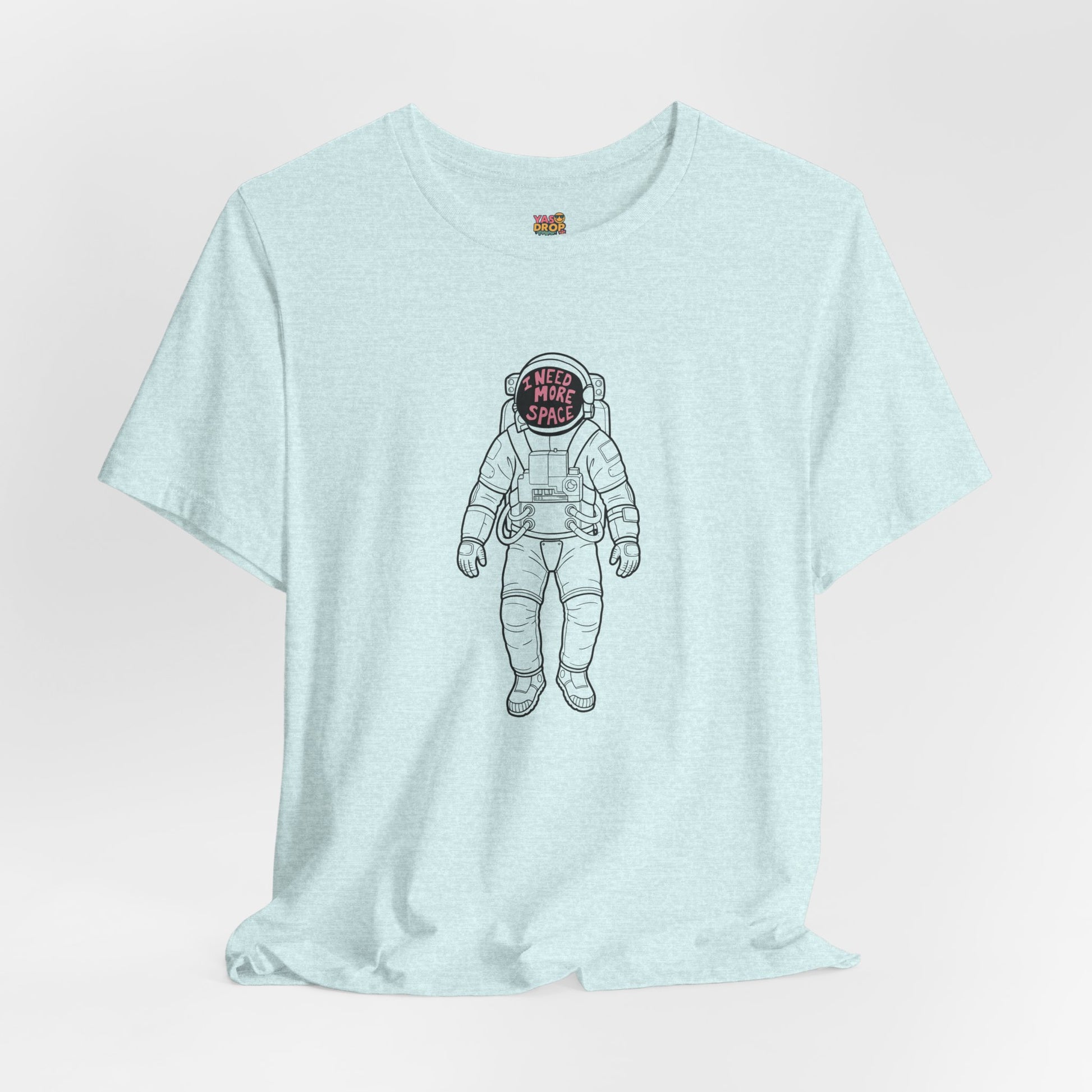 "I Need More Space" Astronaut Graphic Tee – Y2K Retro Streetwear T-Shirt