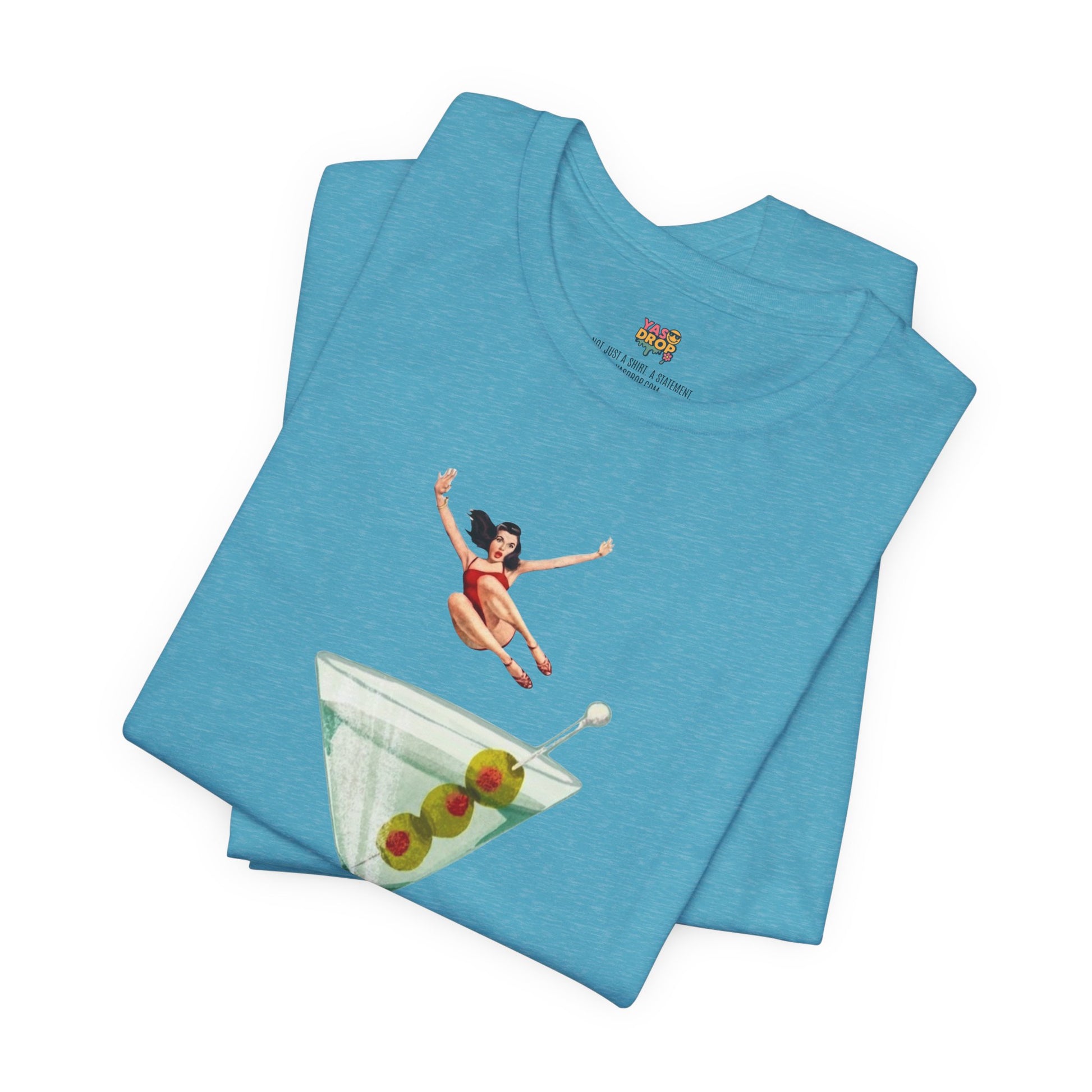 Dirty Martini Girl Graphic Tee - Retro Aesthetic Streetwear T-Shirt