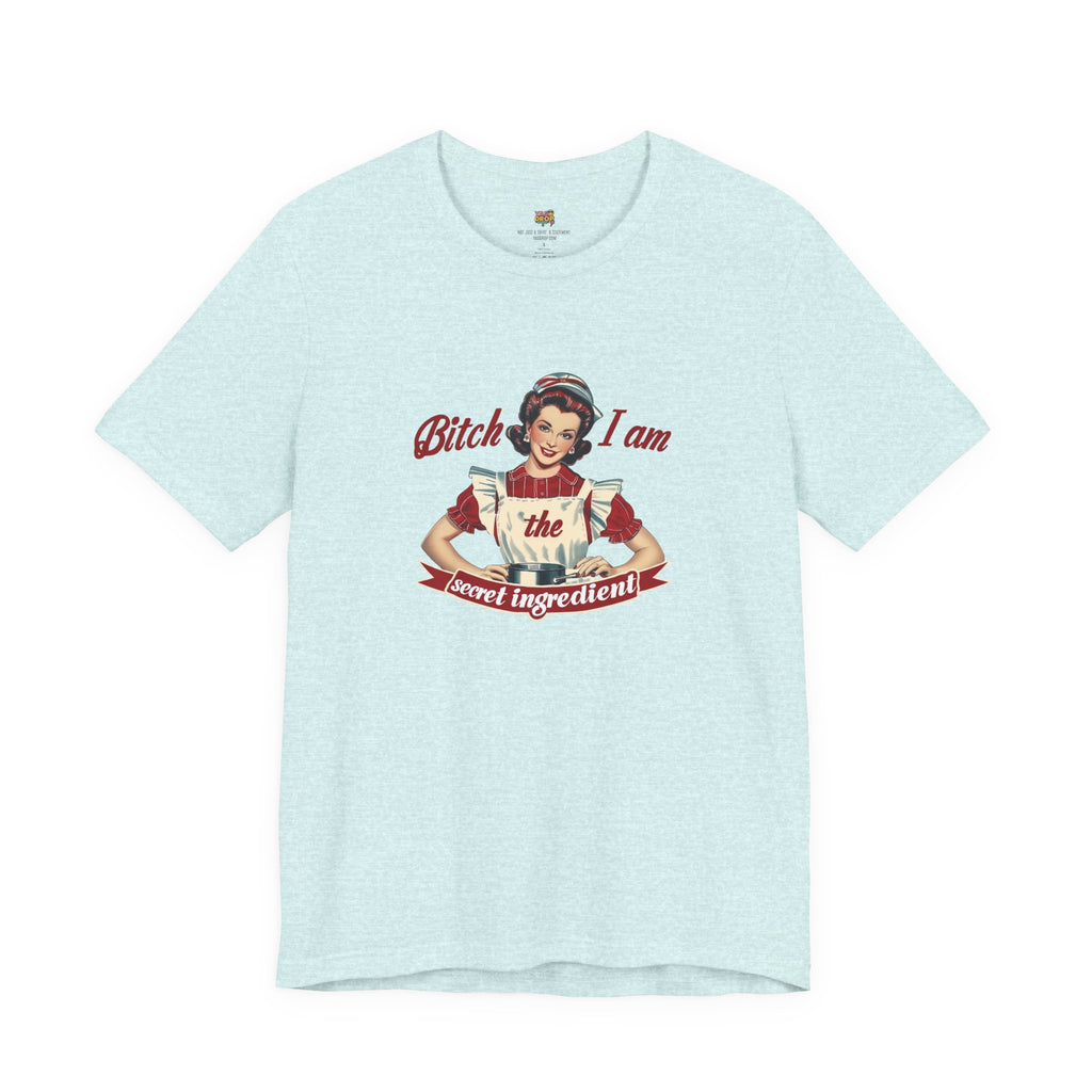 "The Secret Ingredient" Ironic Minimalist Vintage Graphic Tee