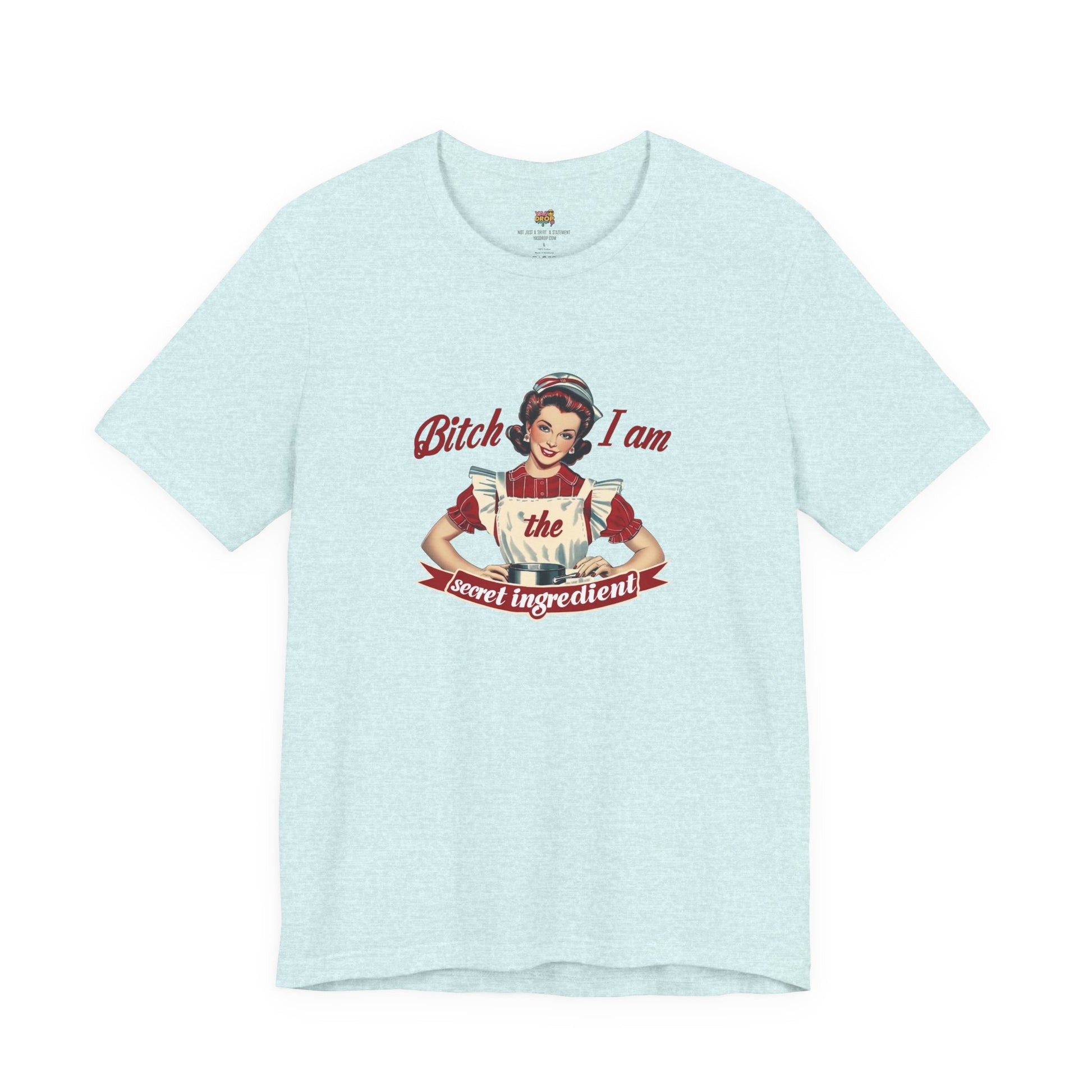 "The Secret Ingredient" Ironic Minimalist Vintage Graphic Tee