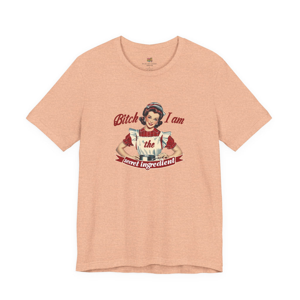 "The Secret Ingredient" Ironic Minimalist Vintage Graphic Tee