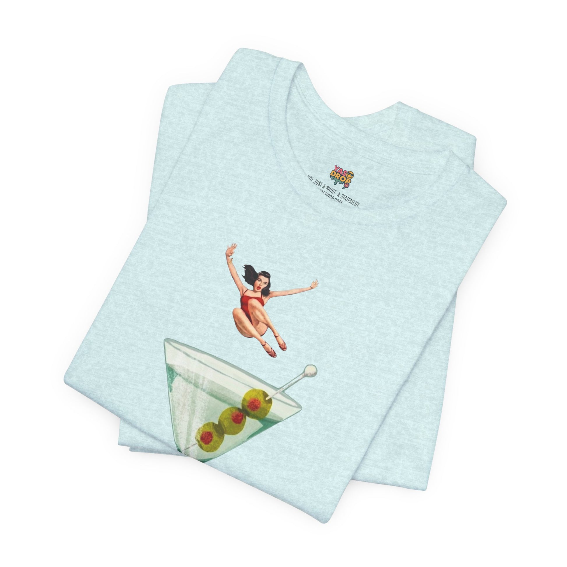Dirty Martini Girl Graphic Tee - Retro Aesthetic Streetwear T-Shirt