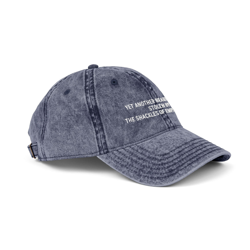 Anti-Work Distressed Hat - Funny Corporate Nihilism Baseball Cap