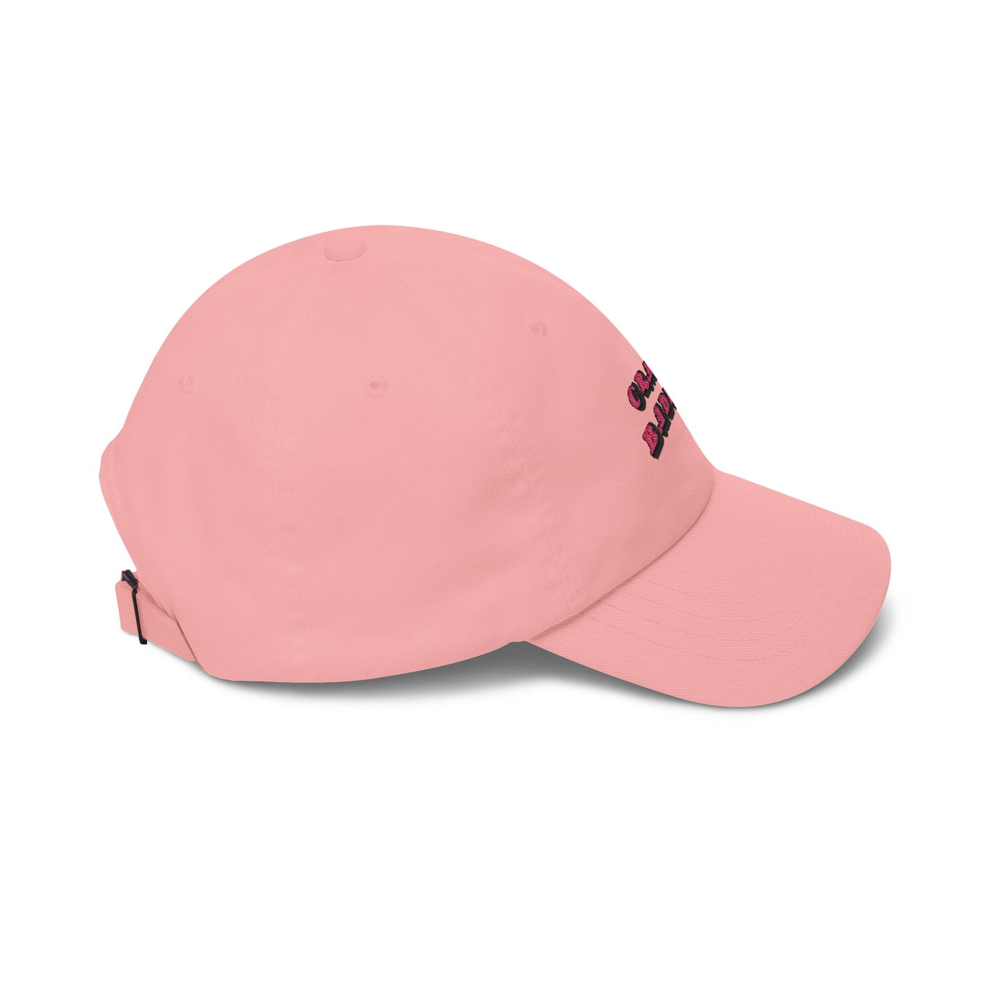 Premium Quality "Crazy Baddie" Embroidered Dad Hat – Retro Pink 3D Block Lettering