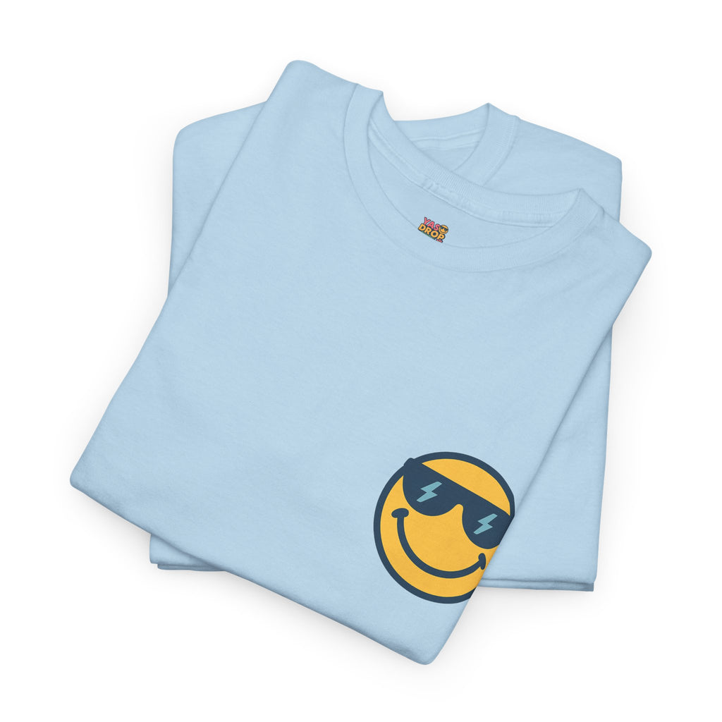 The YASDROP Smiley Swirl Tee