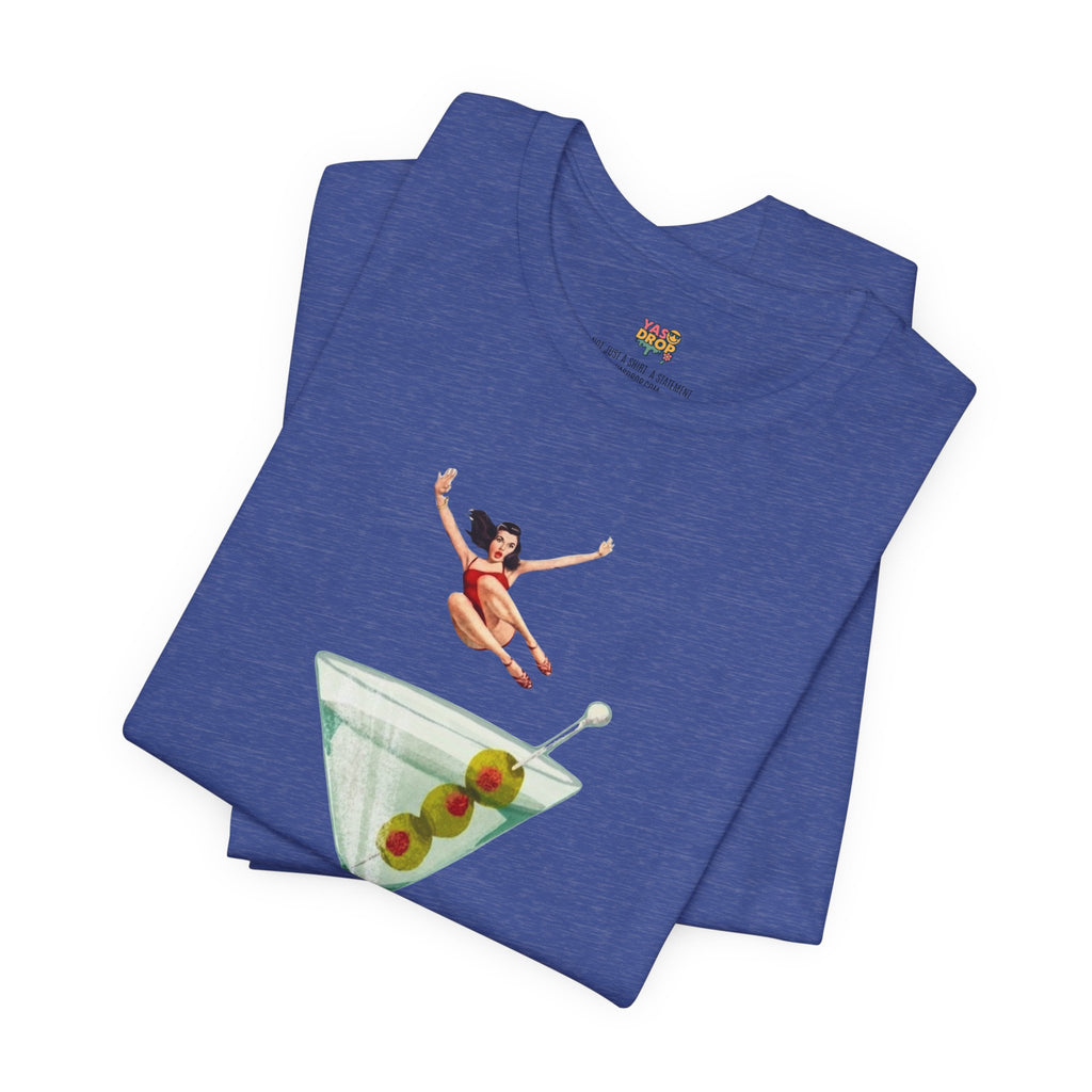 Dirty Martini Girl Graphic Tee - Retro Aesthetic Streetwear T-Shirt
