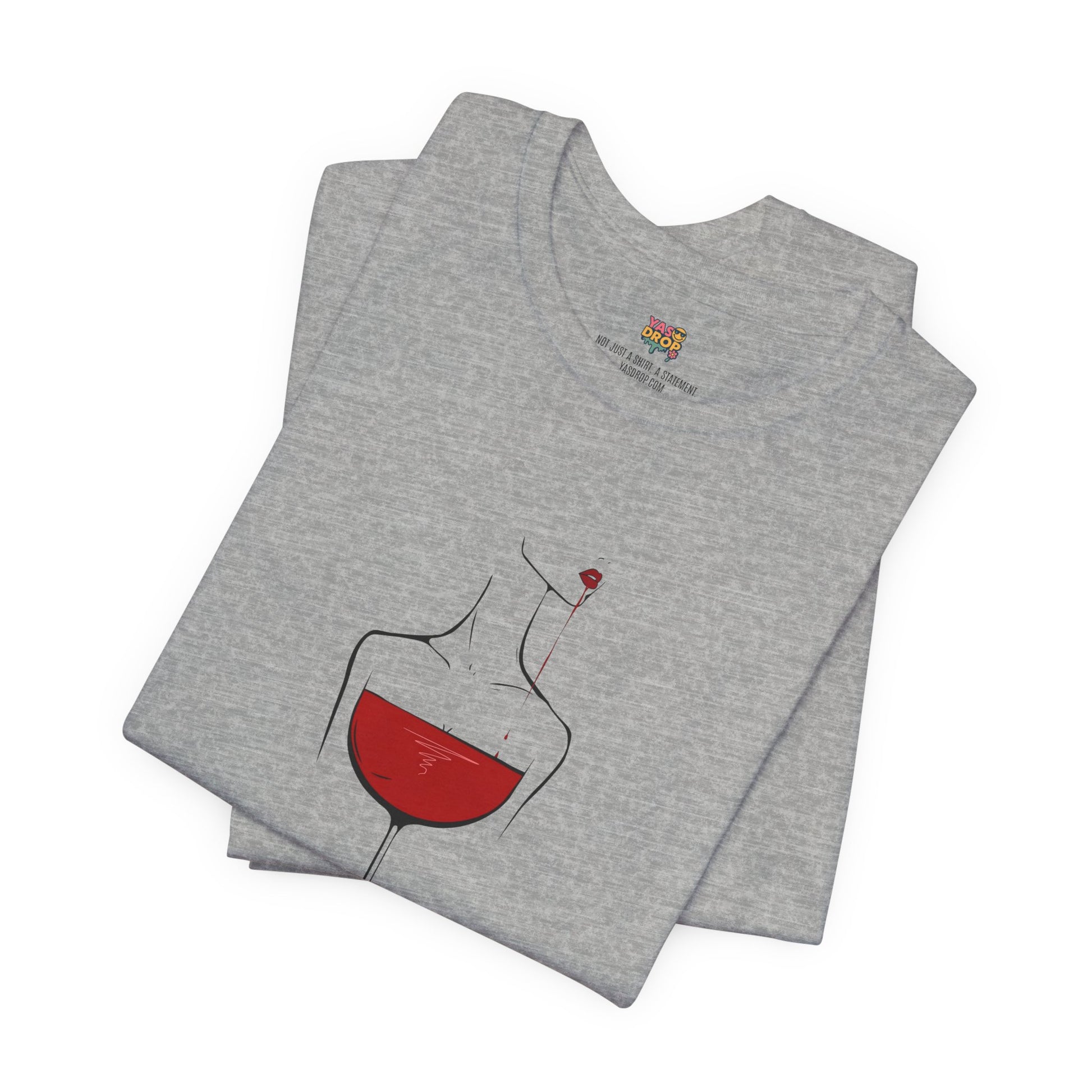 Pour Decisions Premium Graphic Tee – Minimalist Wine Aesthetic Streetwear