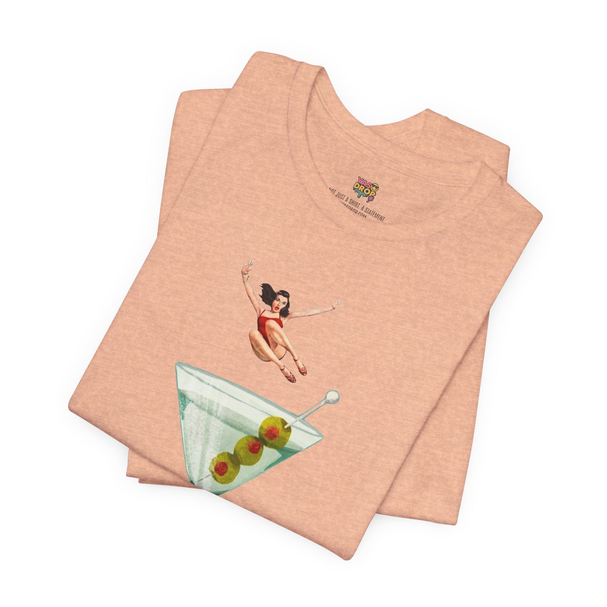 Dirty Martini Girl Graphic Tee - Retro Aesthetic Streetwear T-Shirt