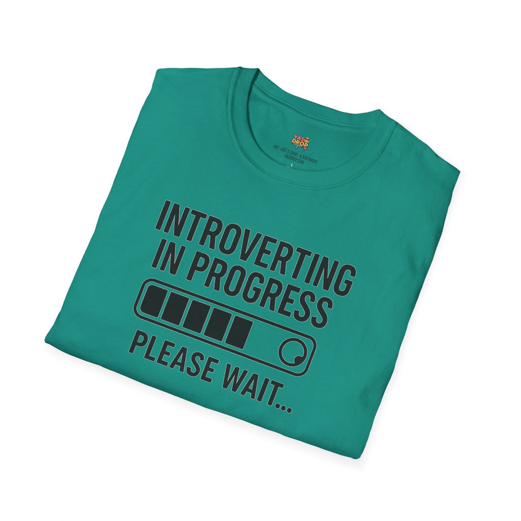 Introverting in Progress – Loading Bar Tee