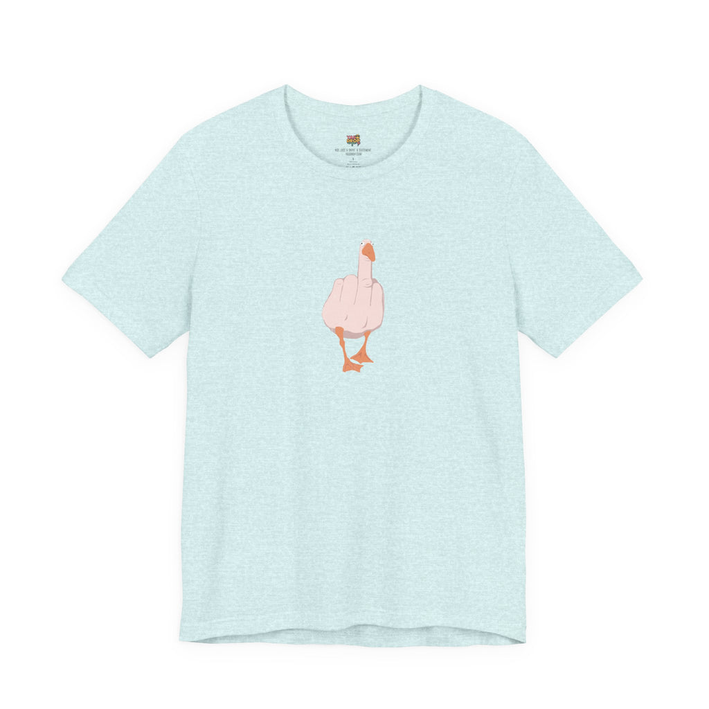 The "Unbothered" Ironic Duck Graphic Tee - Funny Chaotic Streetwear Graphic T-Shirt