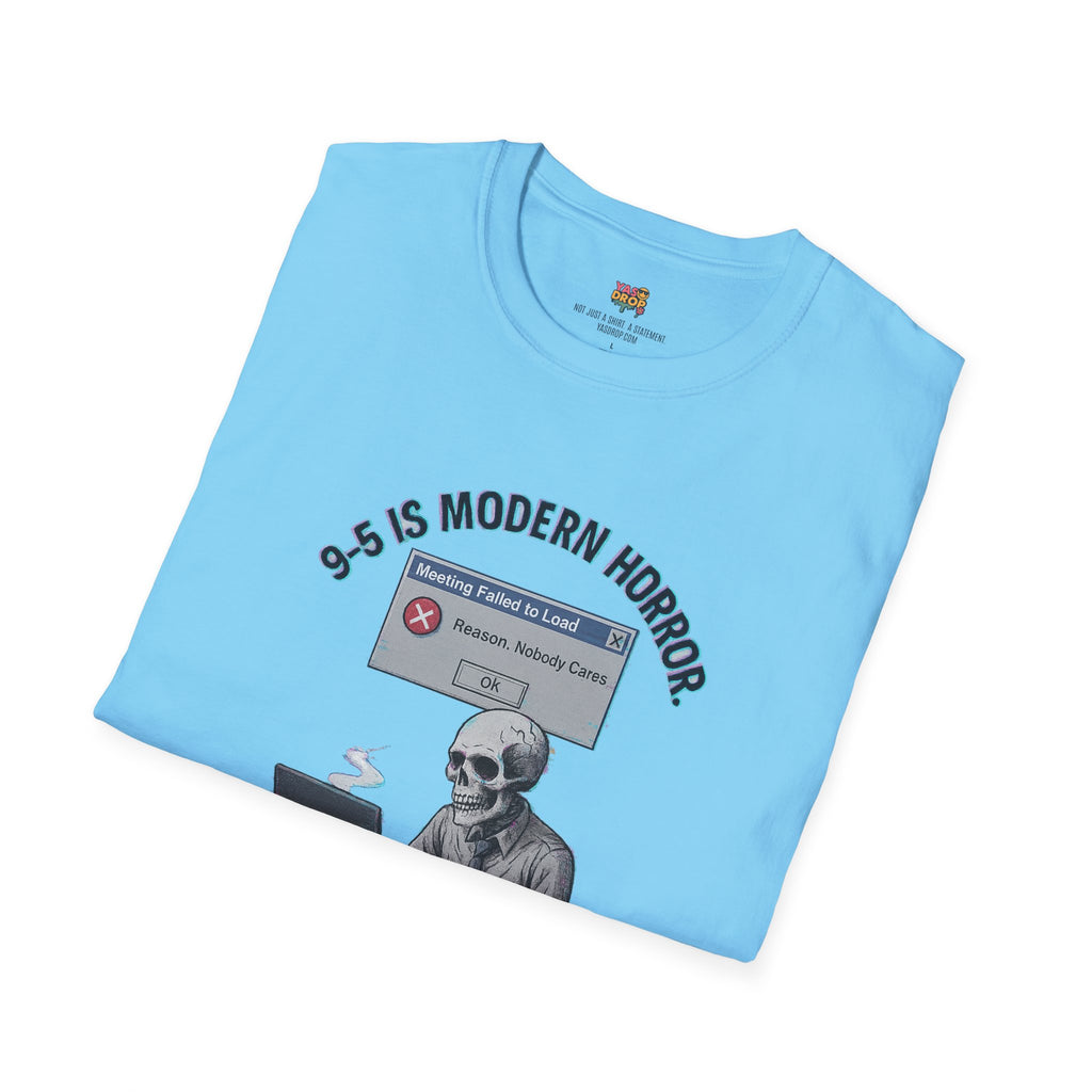 Modern Horror: 9-5 Skeleton Tee